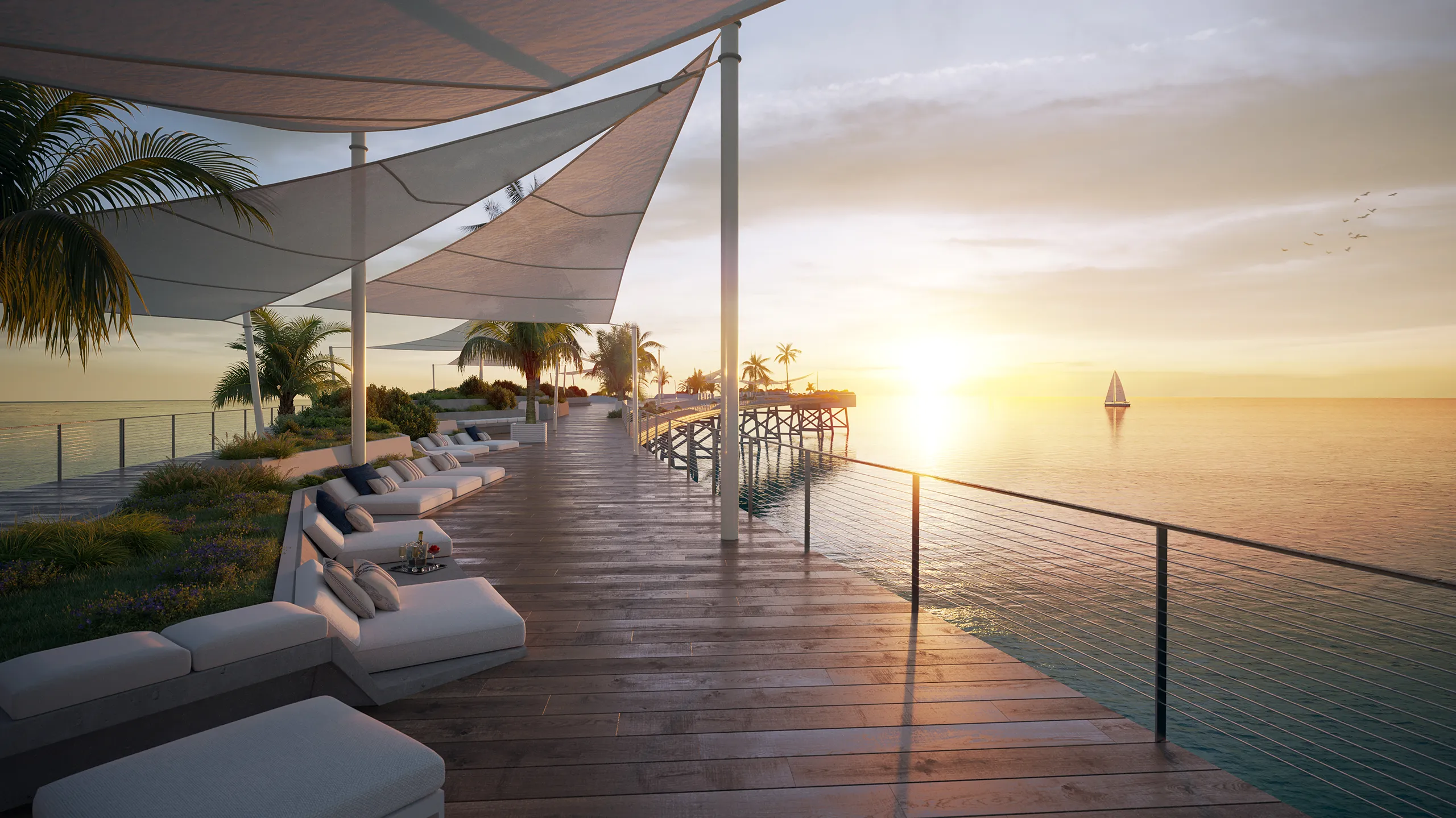 Soul Masterplan Egypt terrace Hyperrealistic Rendering