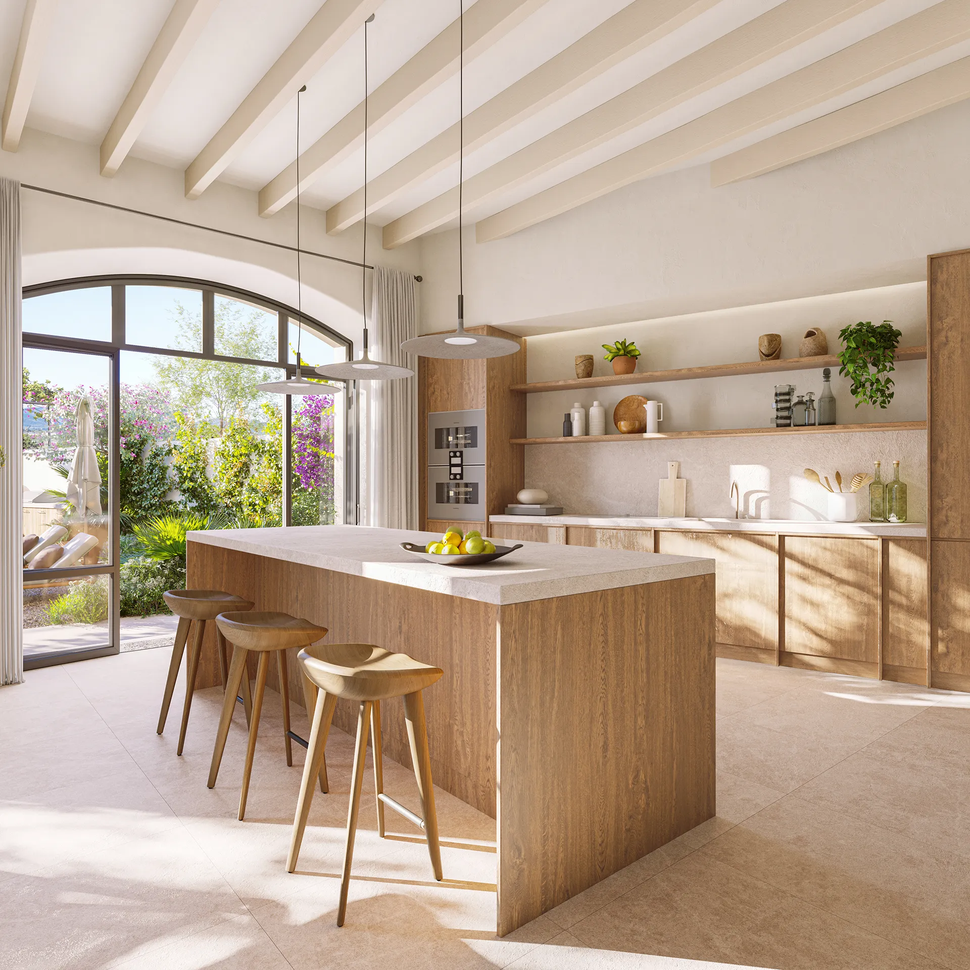 Casa Mallorca cocina Inmobiliario virtual tour