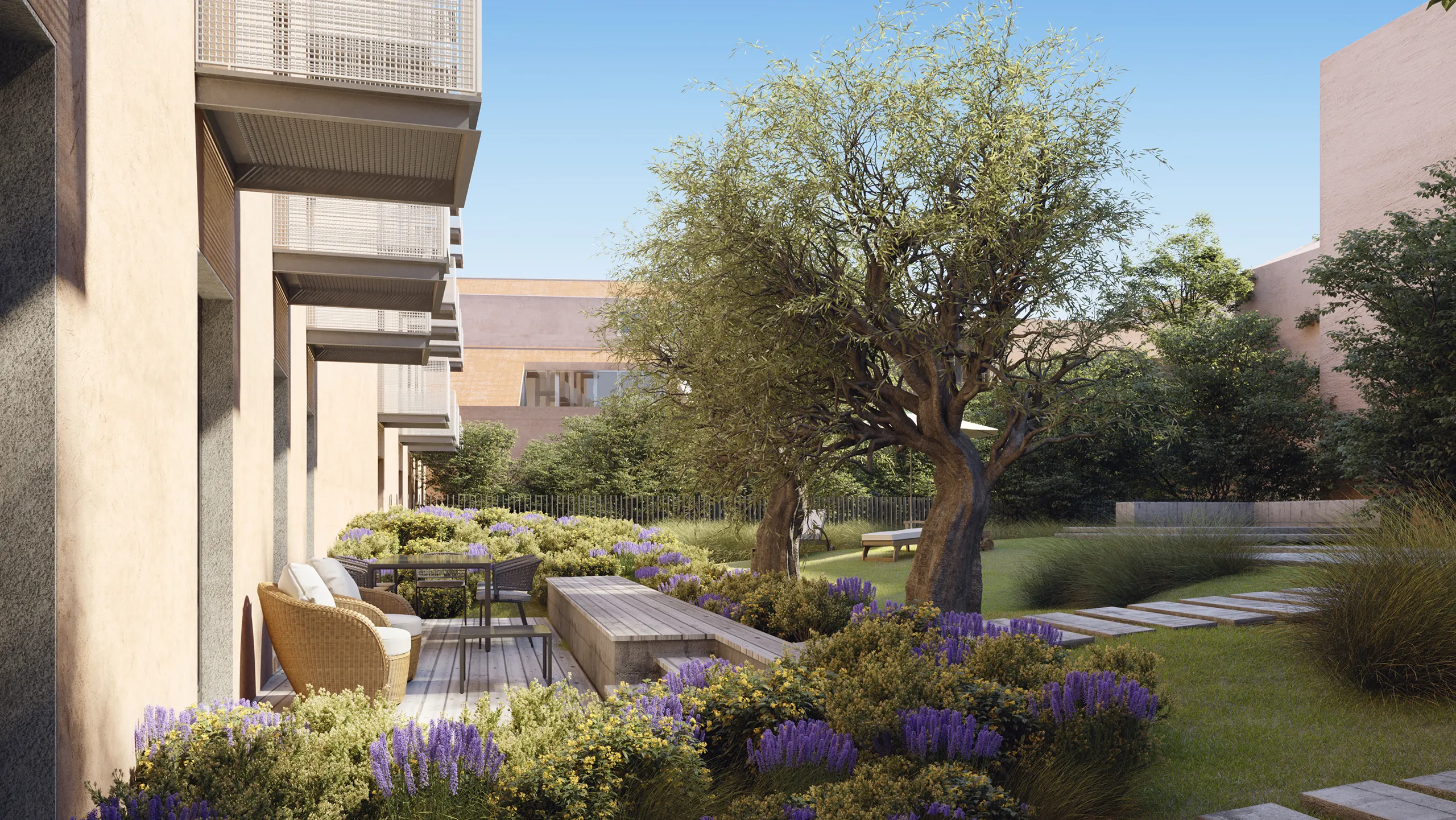 Bom Sucesso Residences Lisboa Portugal Garden Real Estate Virtual Tour