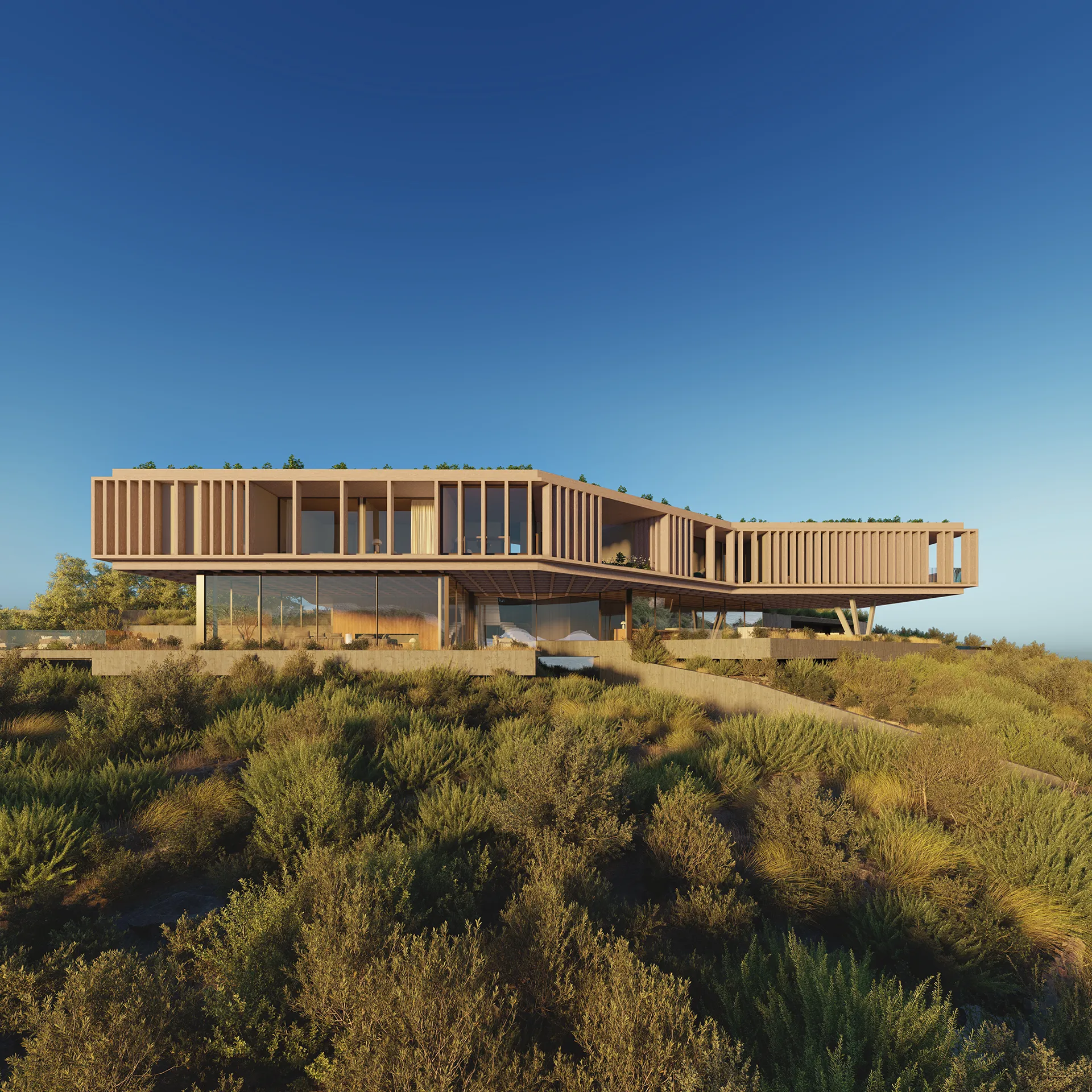 Villa Son Vida Mallorca Fachada VR arquitectonica