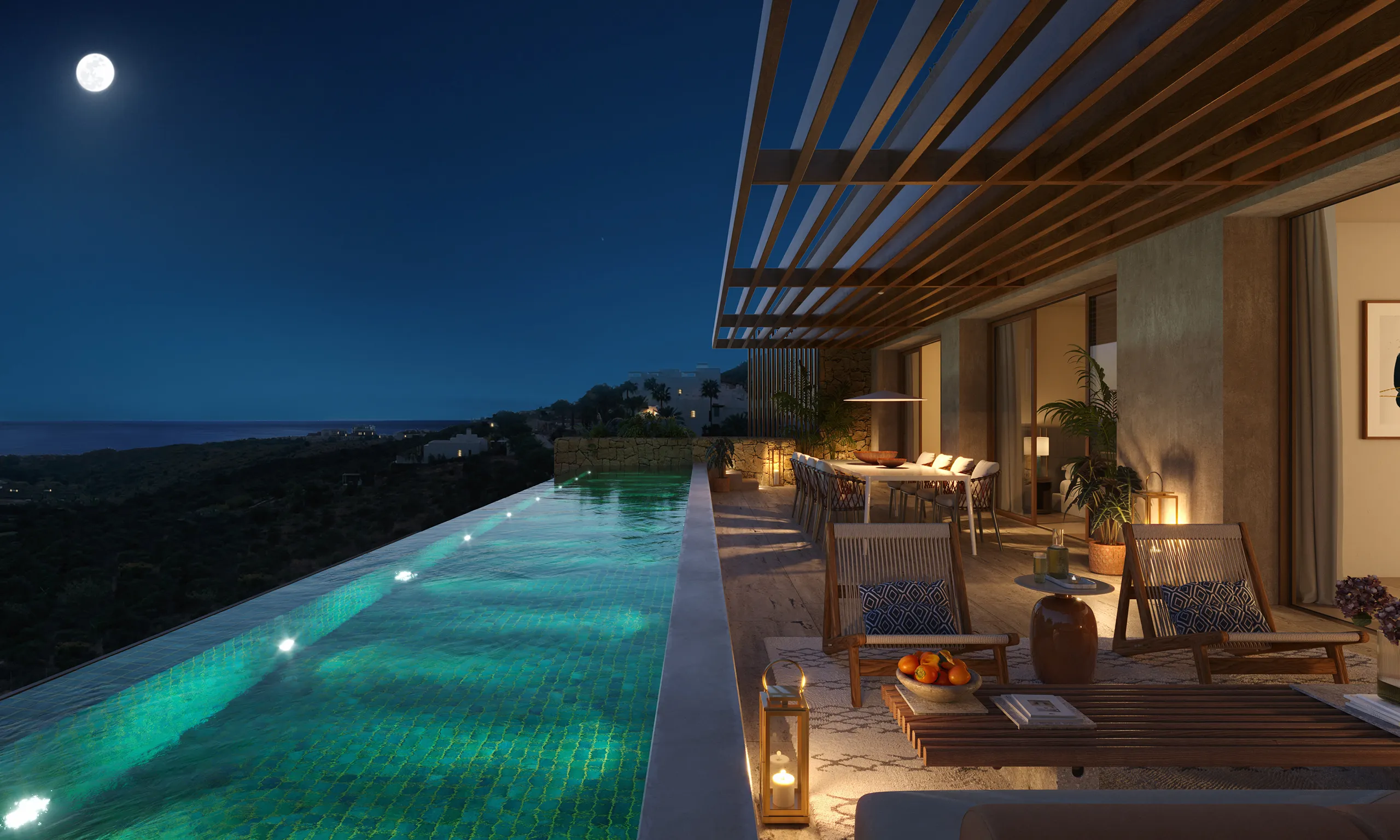 Mirador Apartment Finca Cortesin Marbella Pool Architectural Cgi