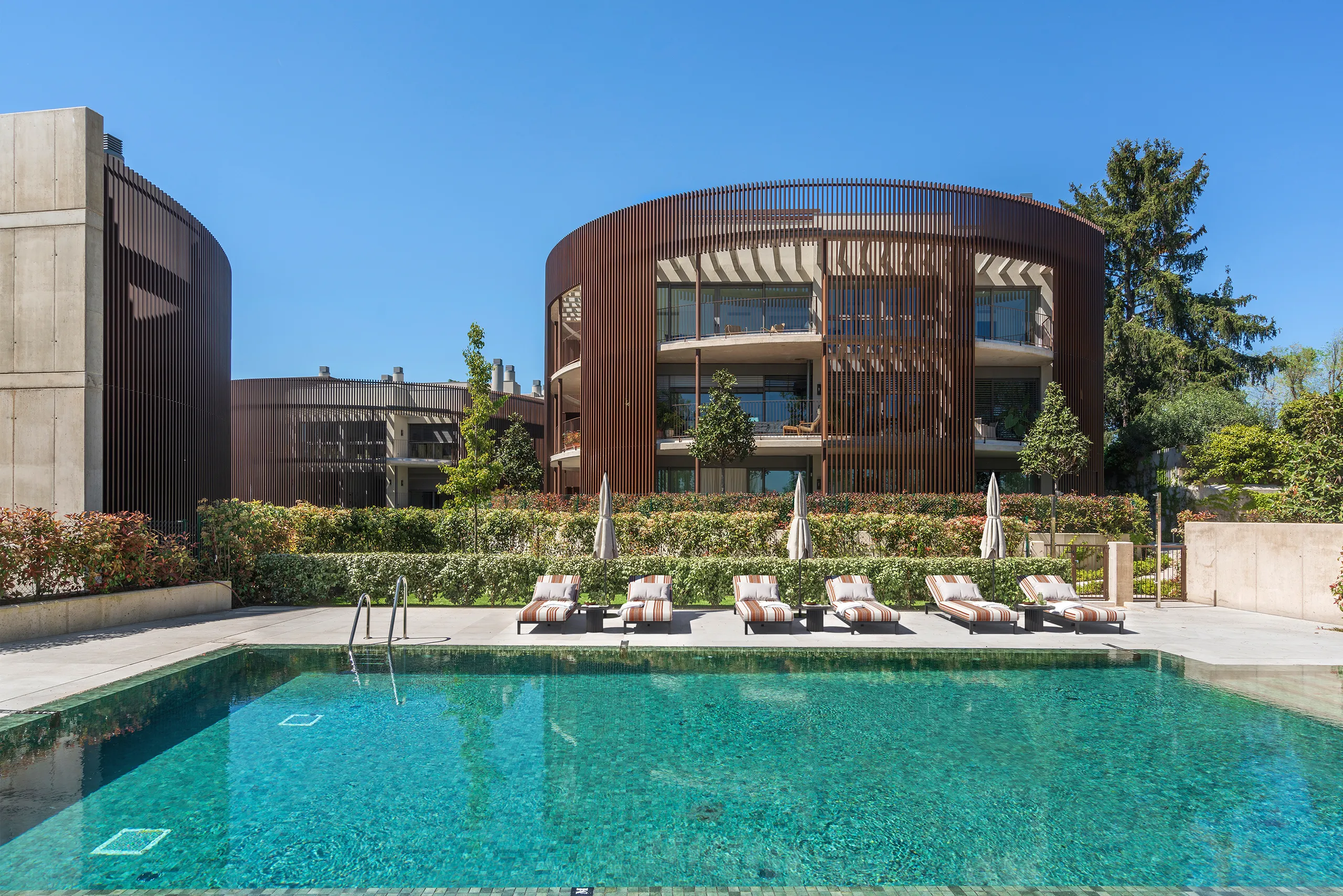 Viviendas Aravaca Madrid Vista aerea Branding Inmobiliario 3D