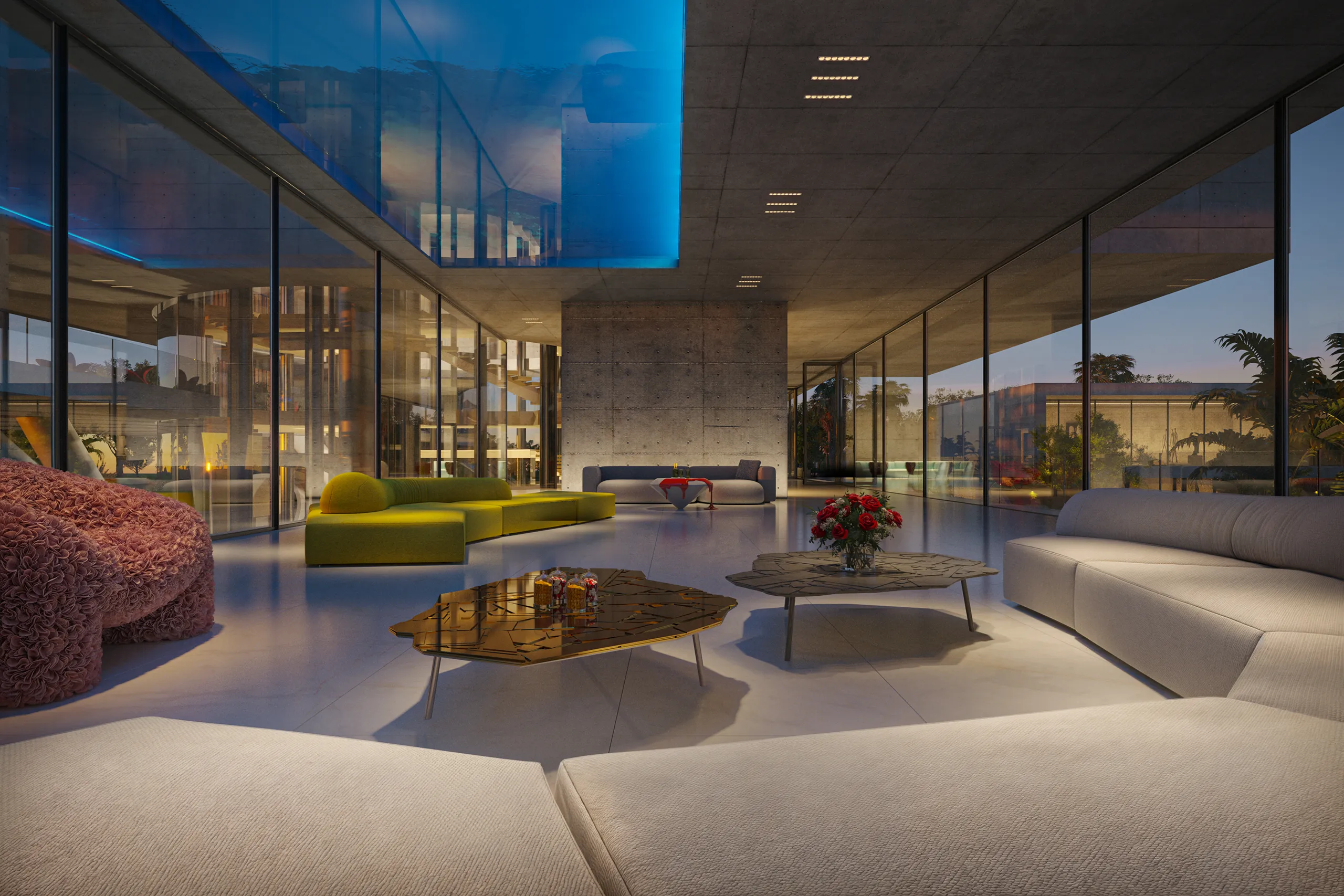 Estate Dubai Meeting Room Property Branding Renders