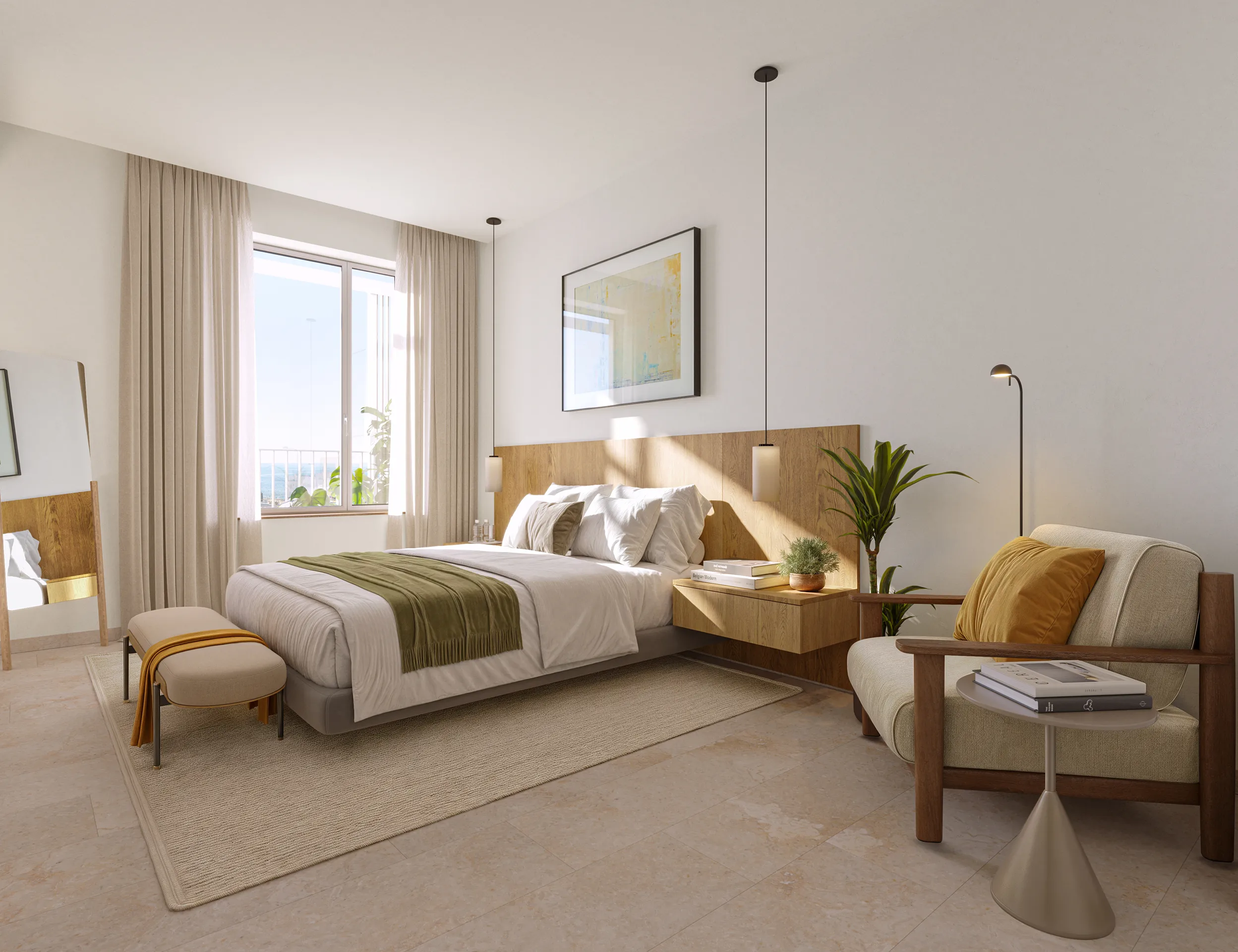 Eularia Apartments Santa Eulalia Ibiza Living Architectural 3D