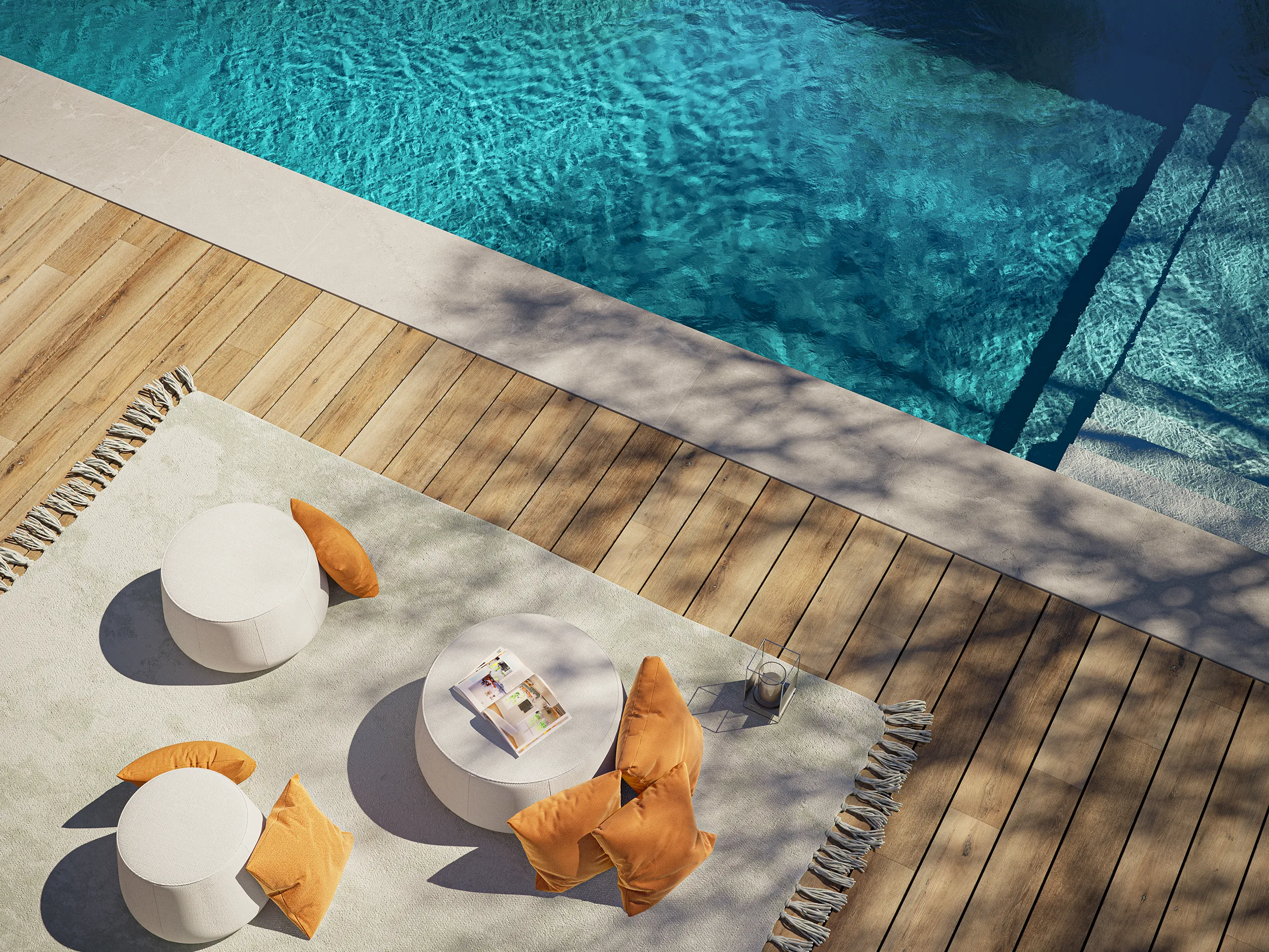 House Sta Ponca Mallorca Pool hyperrealistic cgi