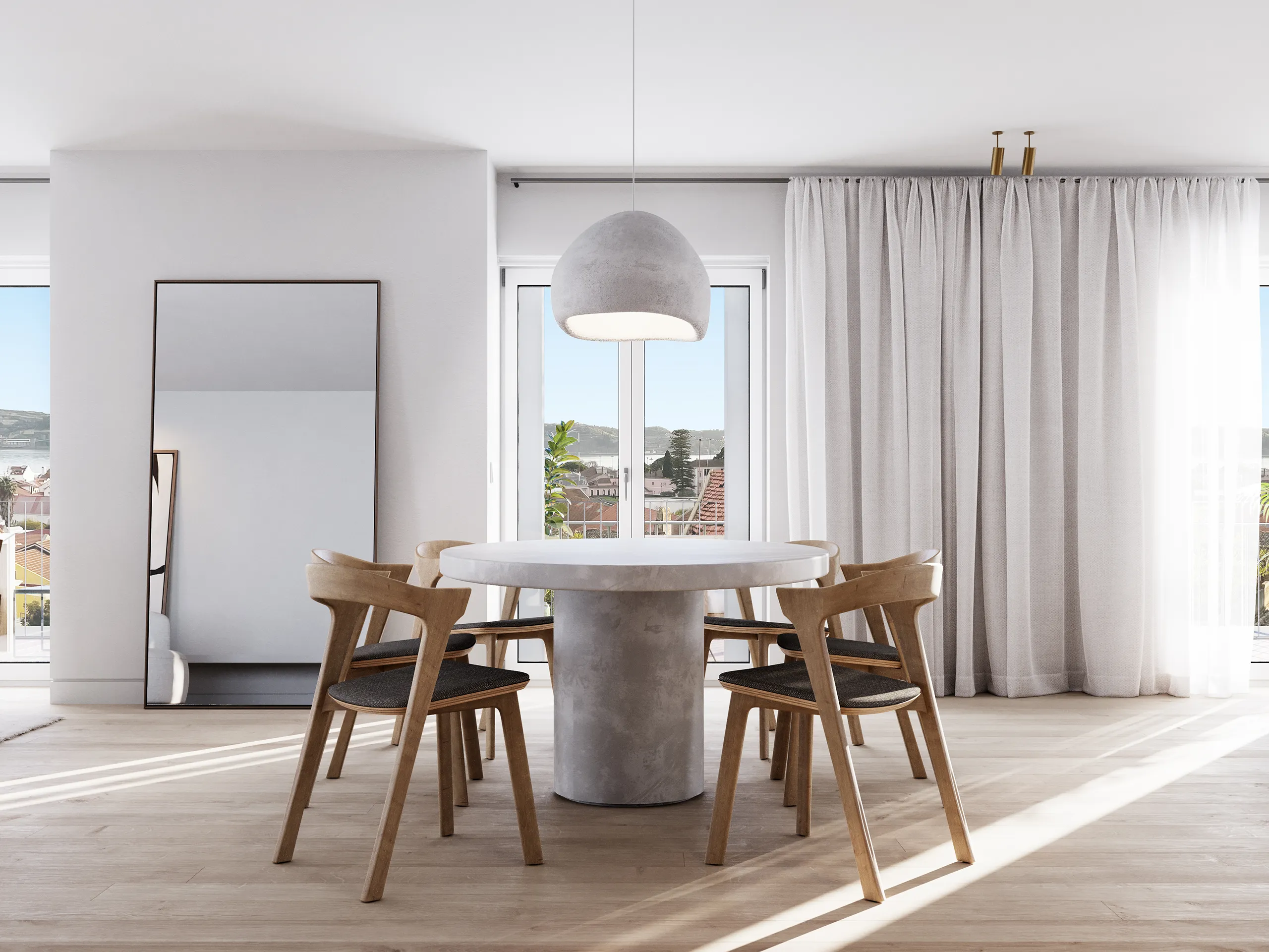Apartment Lisboa Portugal Dining Real Estate Visualisation