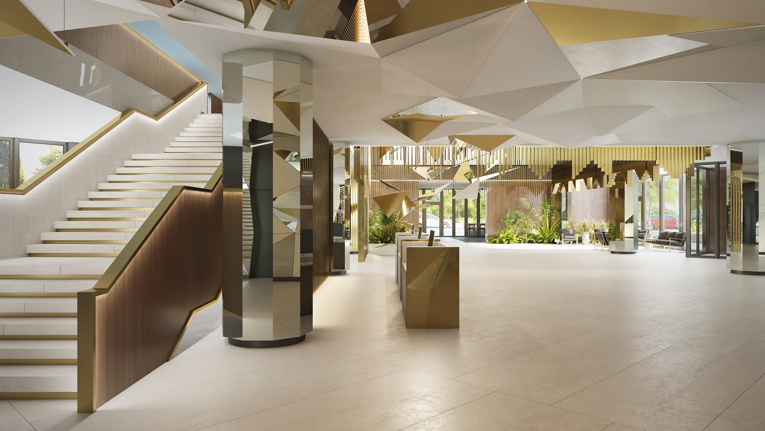 Hotel Sofia Barcelona Barcelona Common Areas real estate rendering