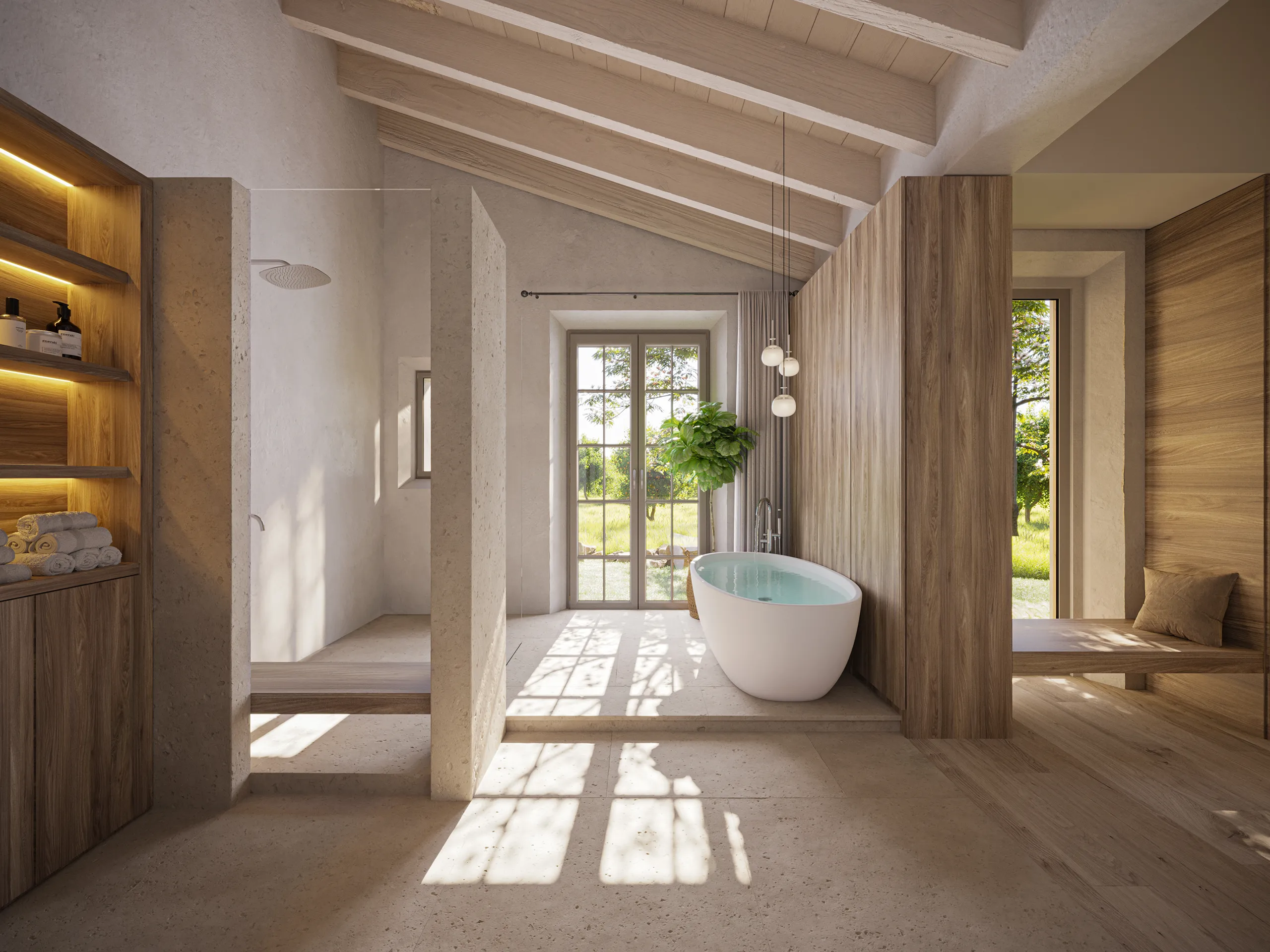 Estate Santanyi Mallorca Bedroom Photorealistic Virtual Tour
