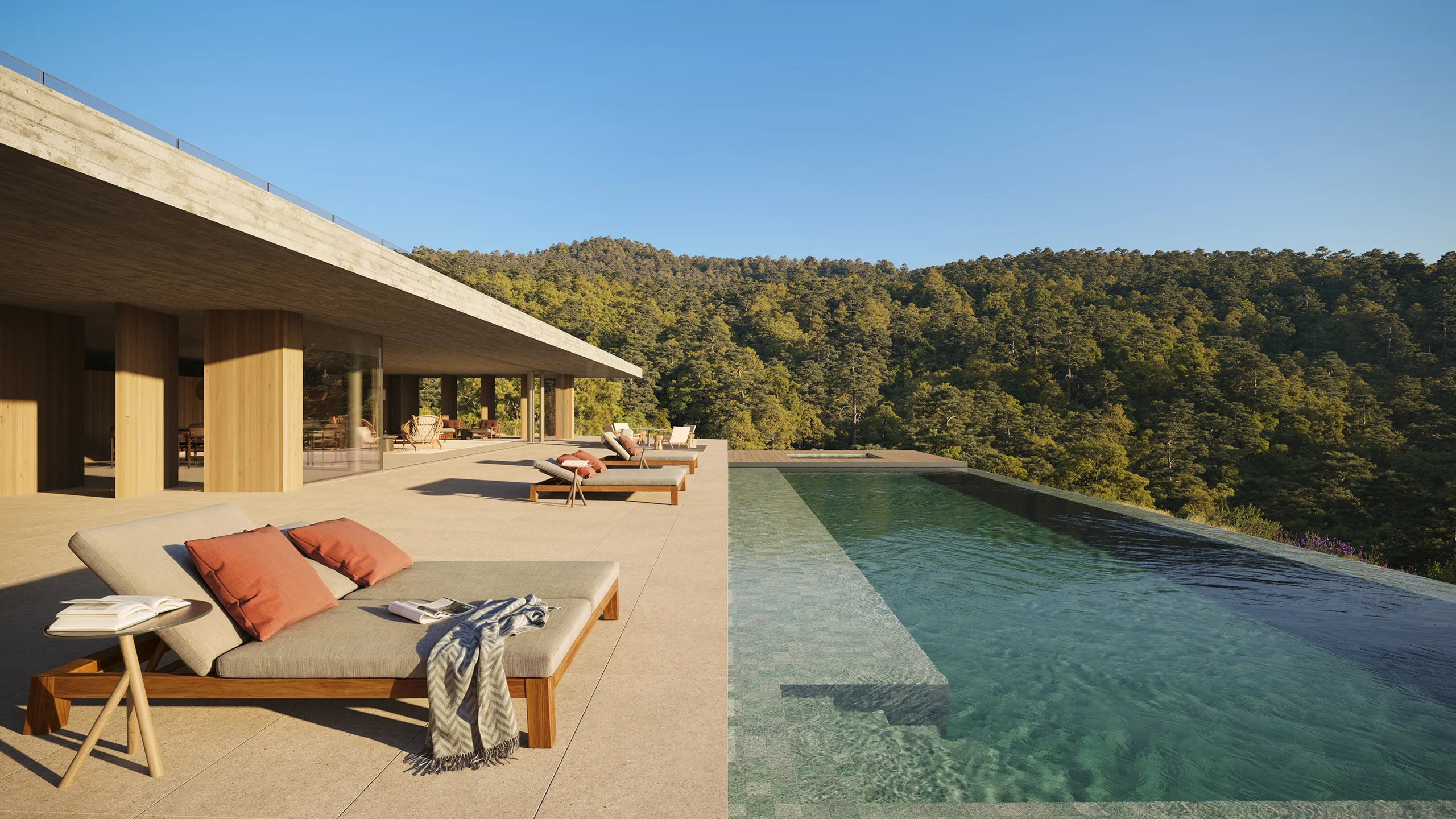 Villa Sabina Estates Ibiza Pool Real Estate Visualisation