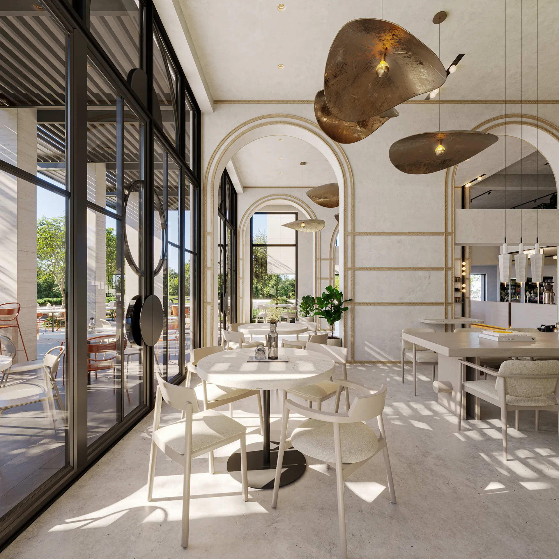 Artyzan Alsancak Cyprus Dining photorealistic rendering