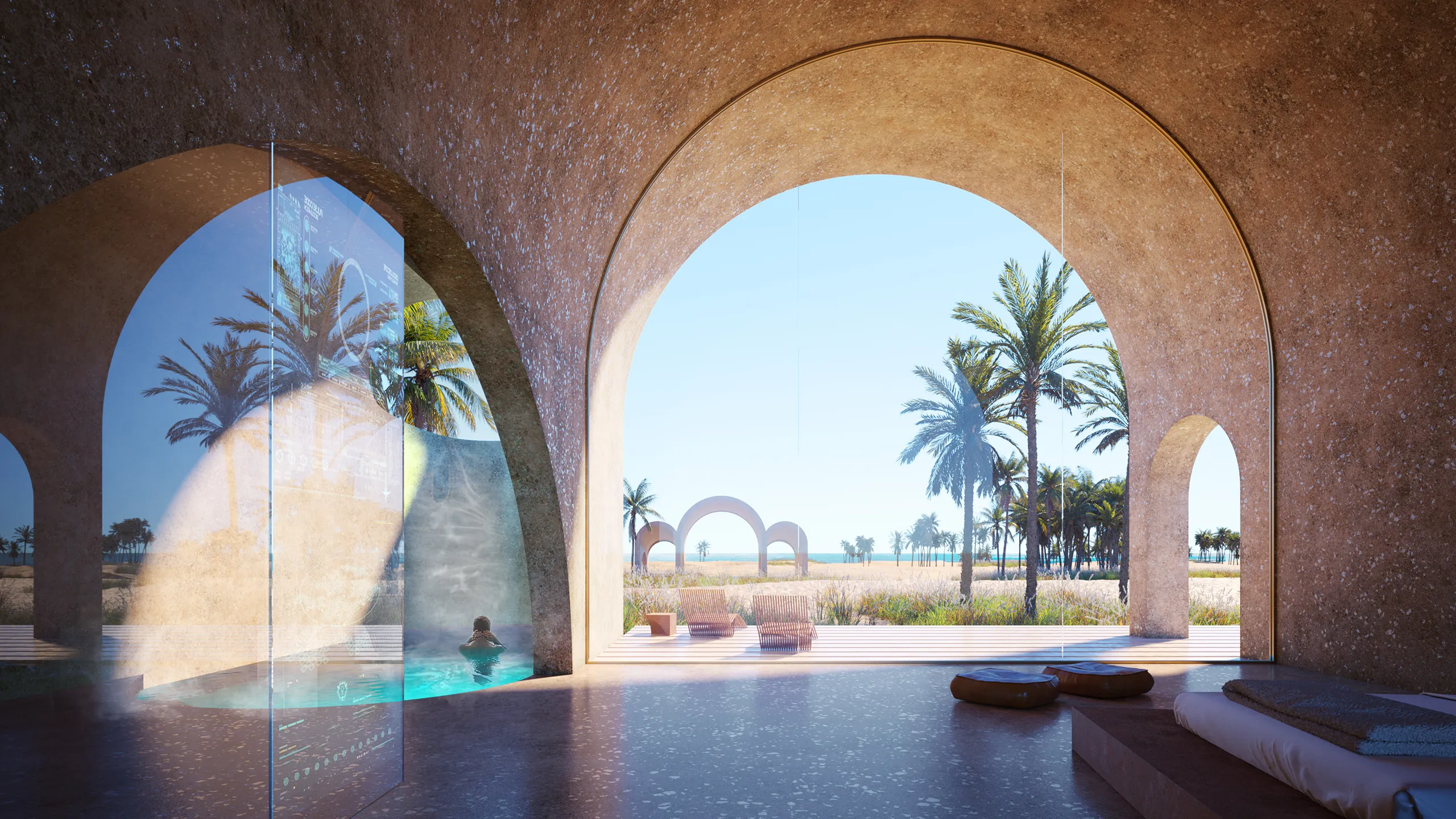 Neom Neom Gym Architectural Renders