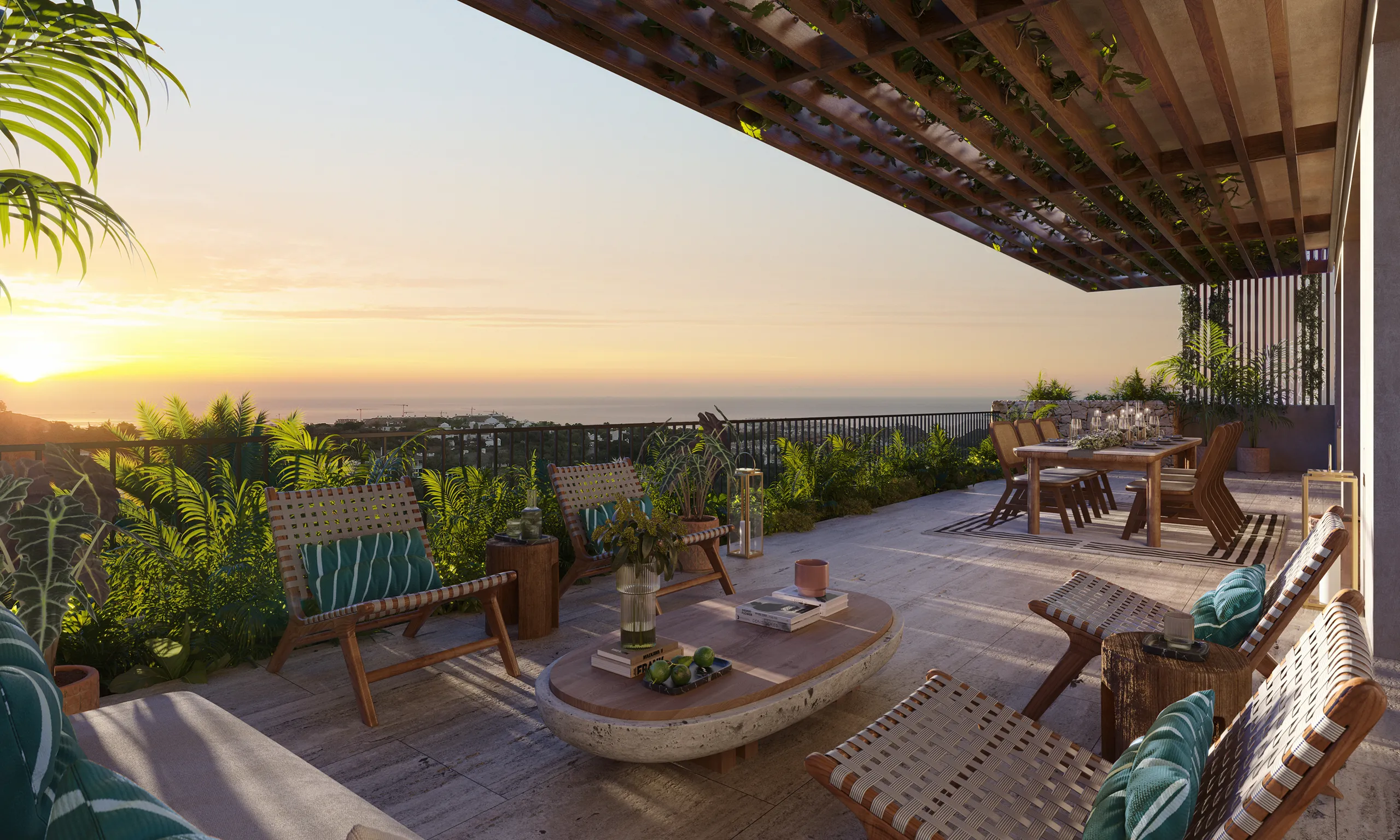 Mirador Apartment Finca Cortesin Marbella terrace Architectural Virtual Tour