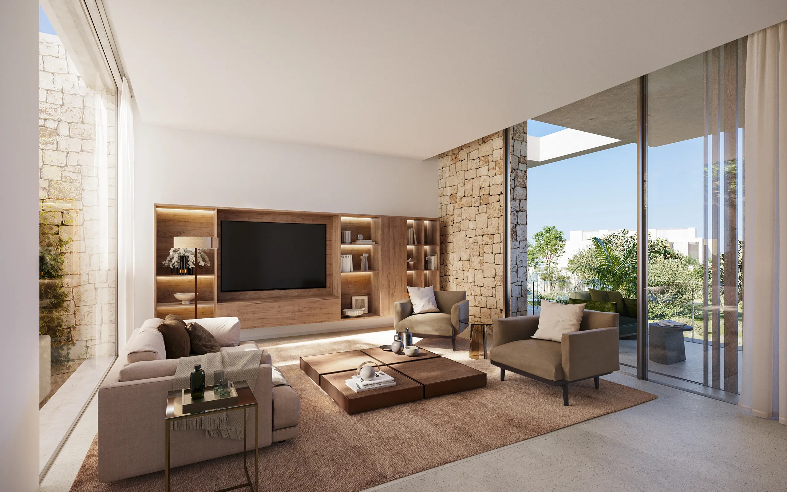 Villa in Dubai Living Real Estate Cgi