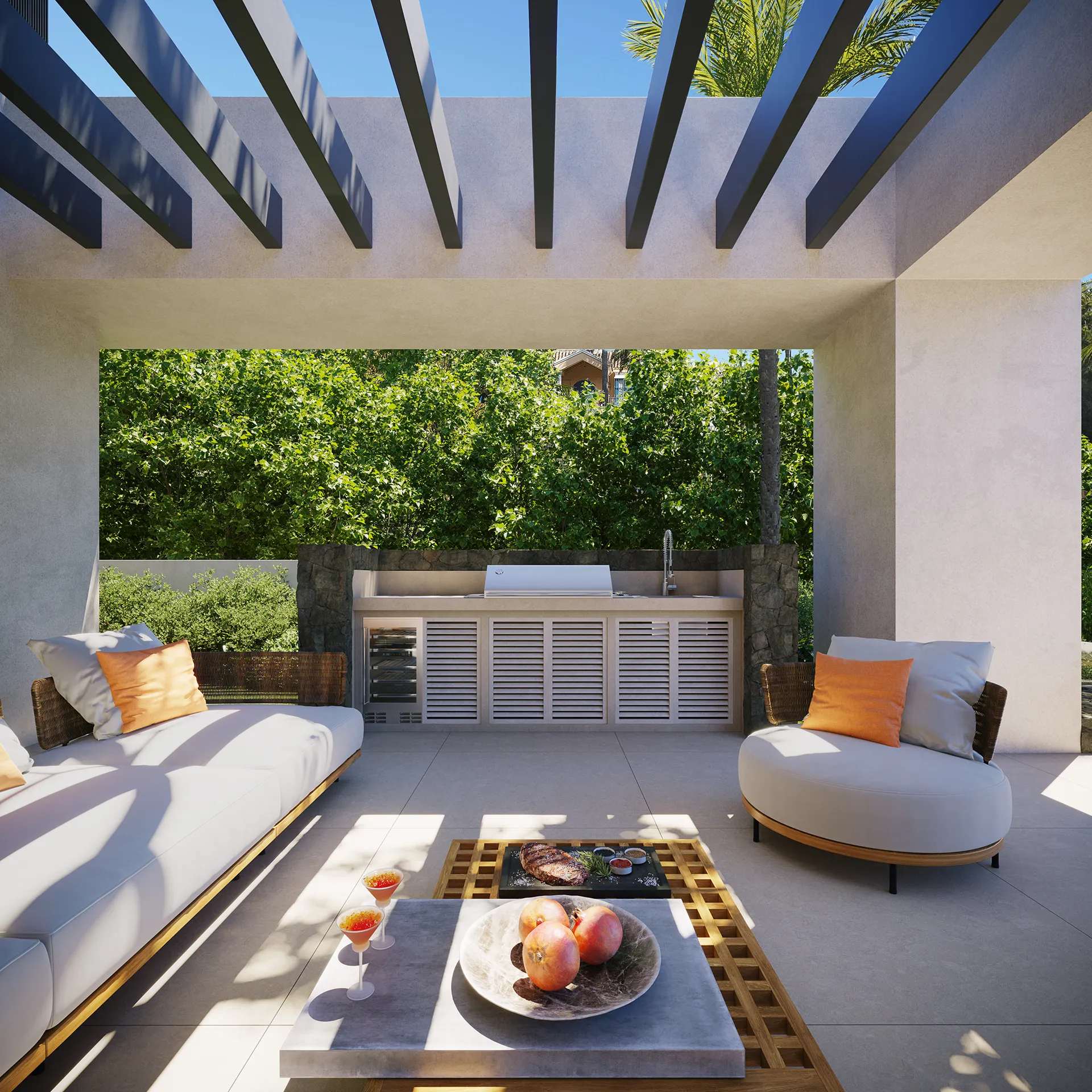 House Marbella Pergola Real Estate Vr