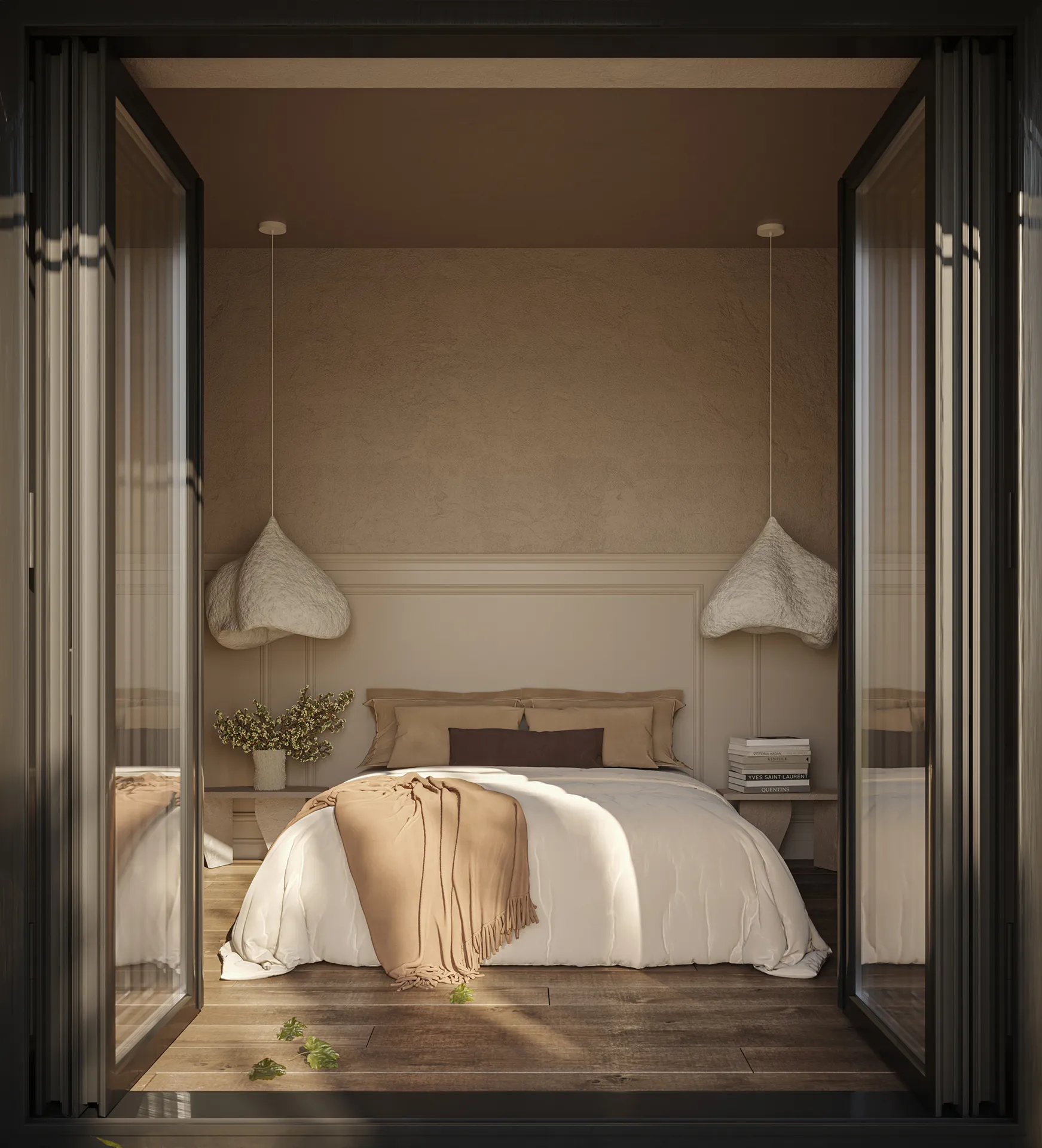 Finca Randa Mallorca Bedroom Architectural Cgi