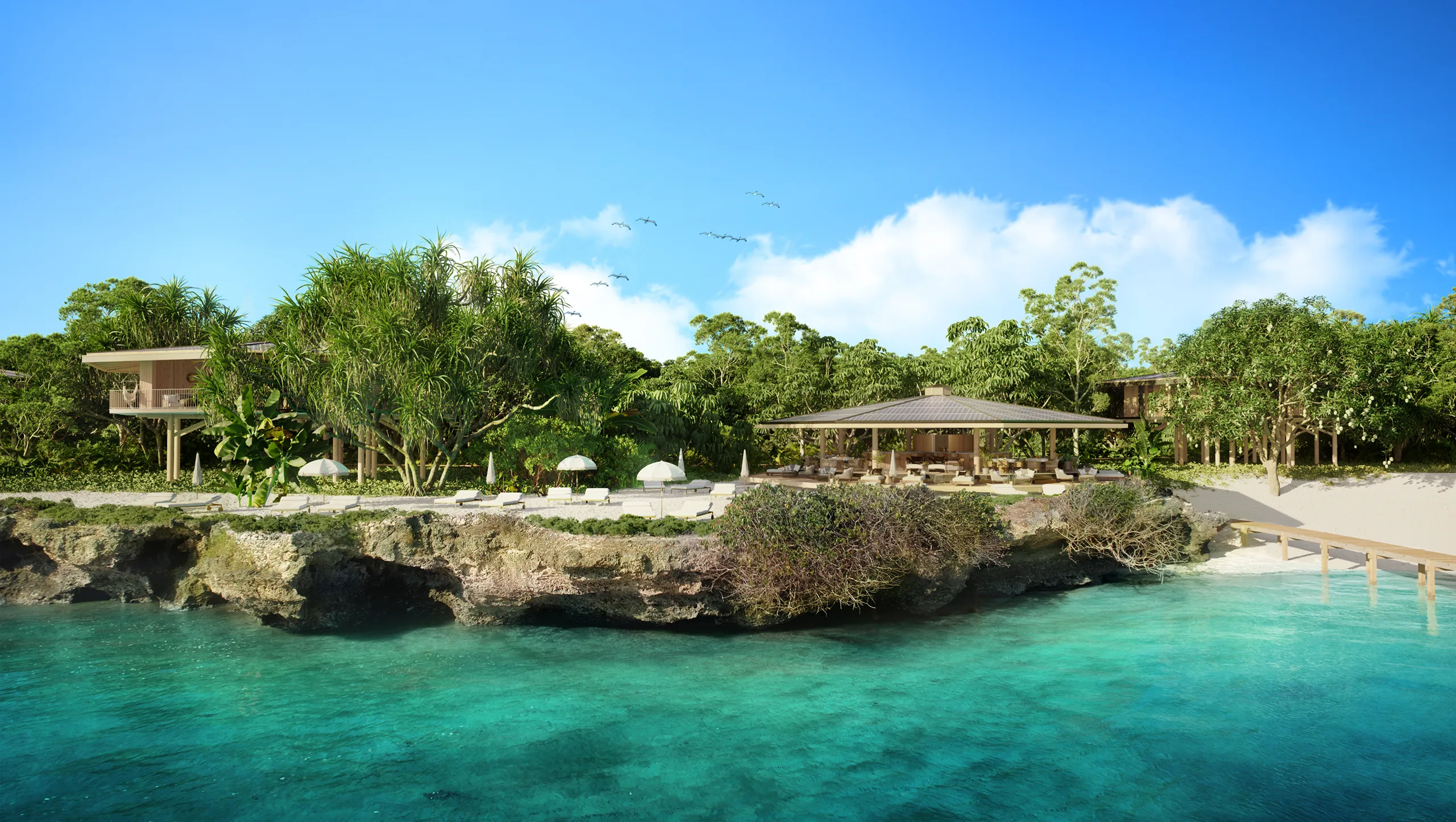 Masterplan Zanzibar Zanzibar Garden Architecture Rendering
