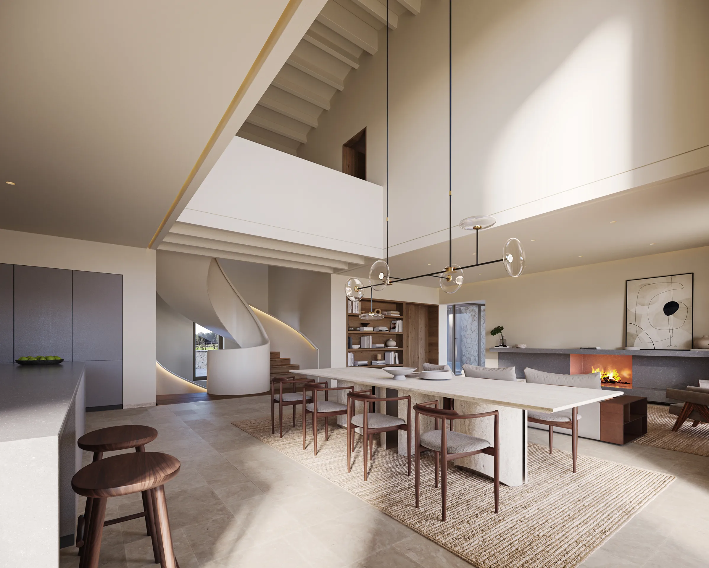 Finca Santanyi Mallorca Kitchen real estate virtual tour