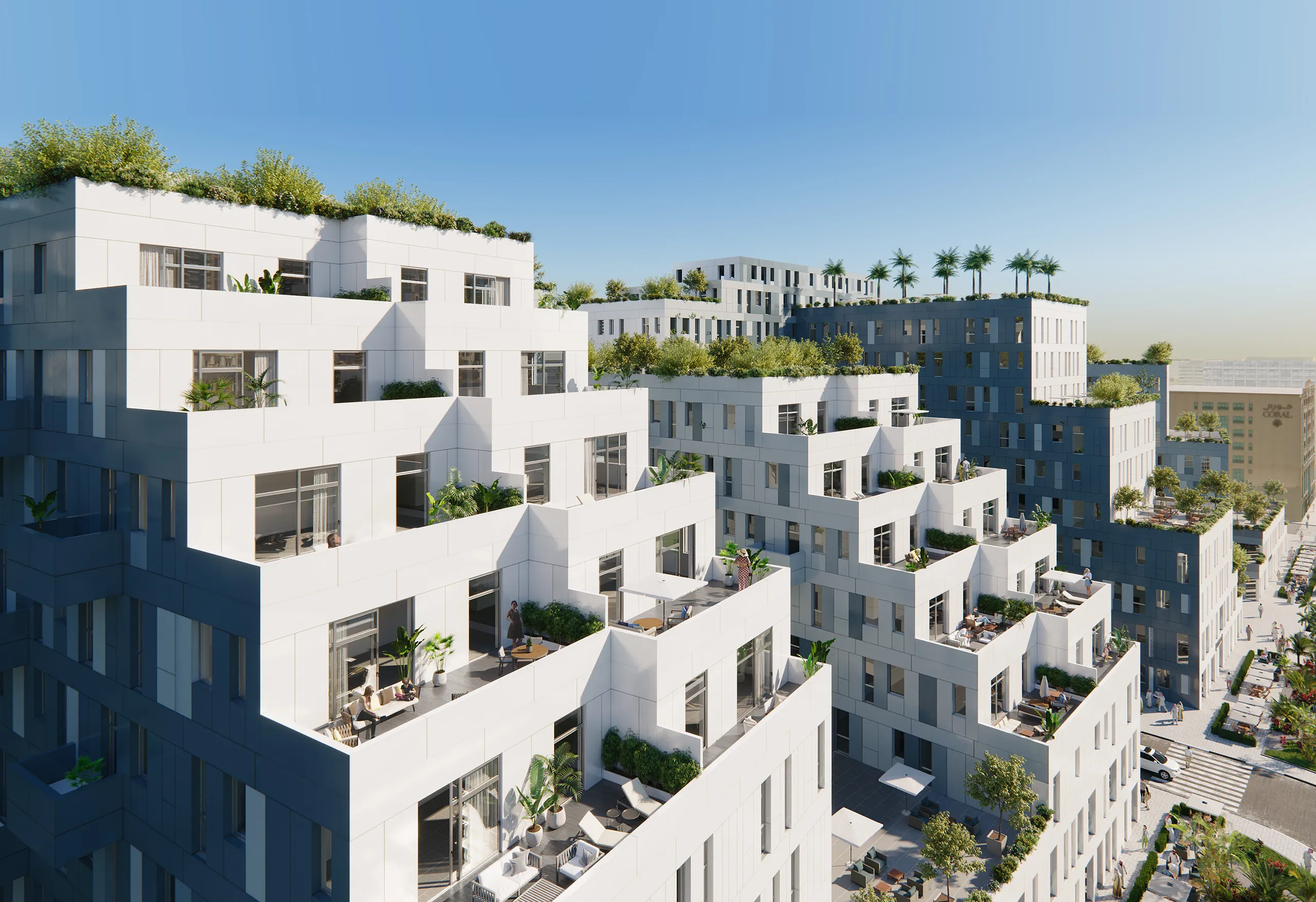 Muraqqabat Residencial Muraqqabat Dubai azotea Tour Virtual Arquitecturas