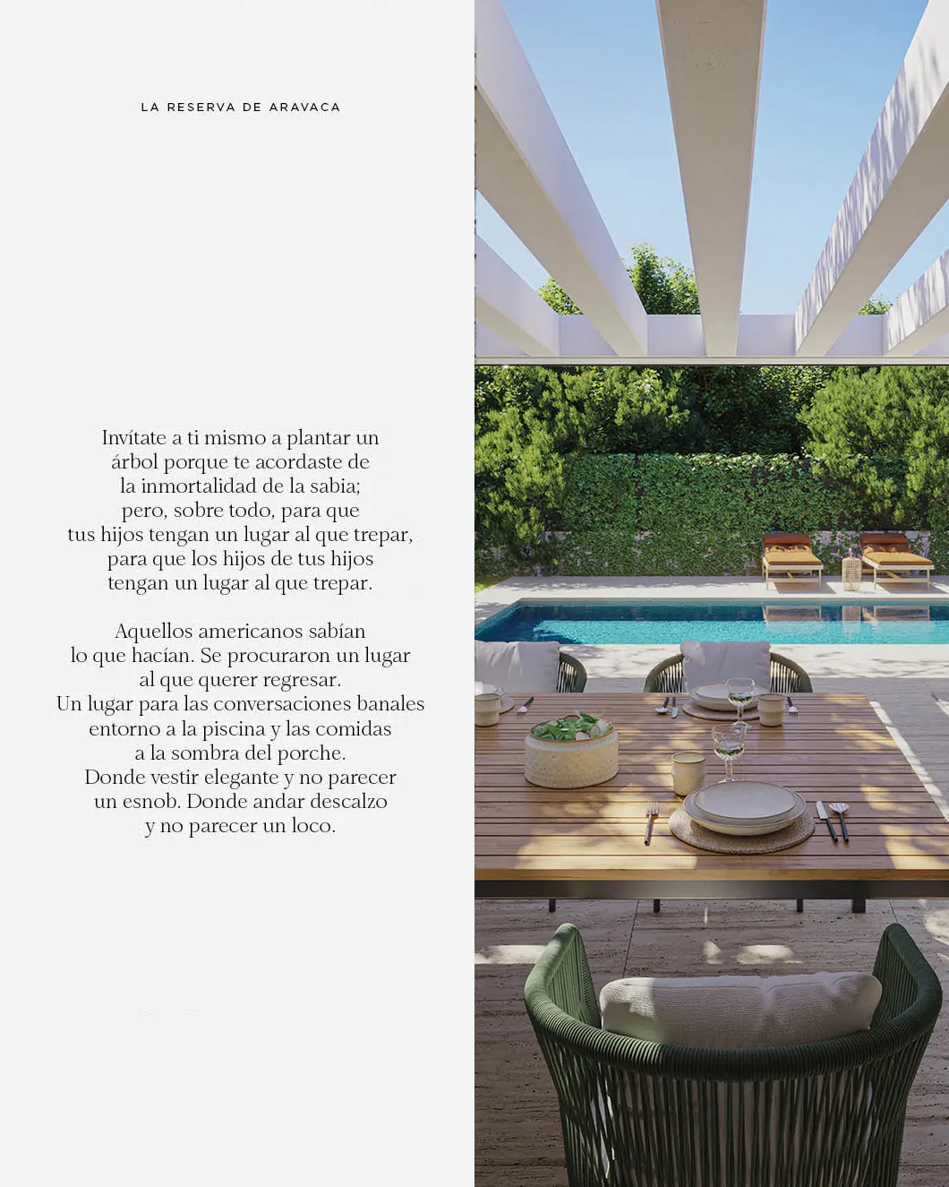 Villa Aravaca Madrid Pergola Renderings of Architecture