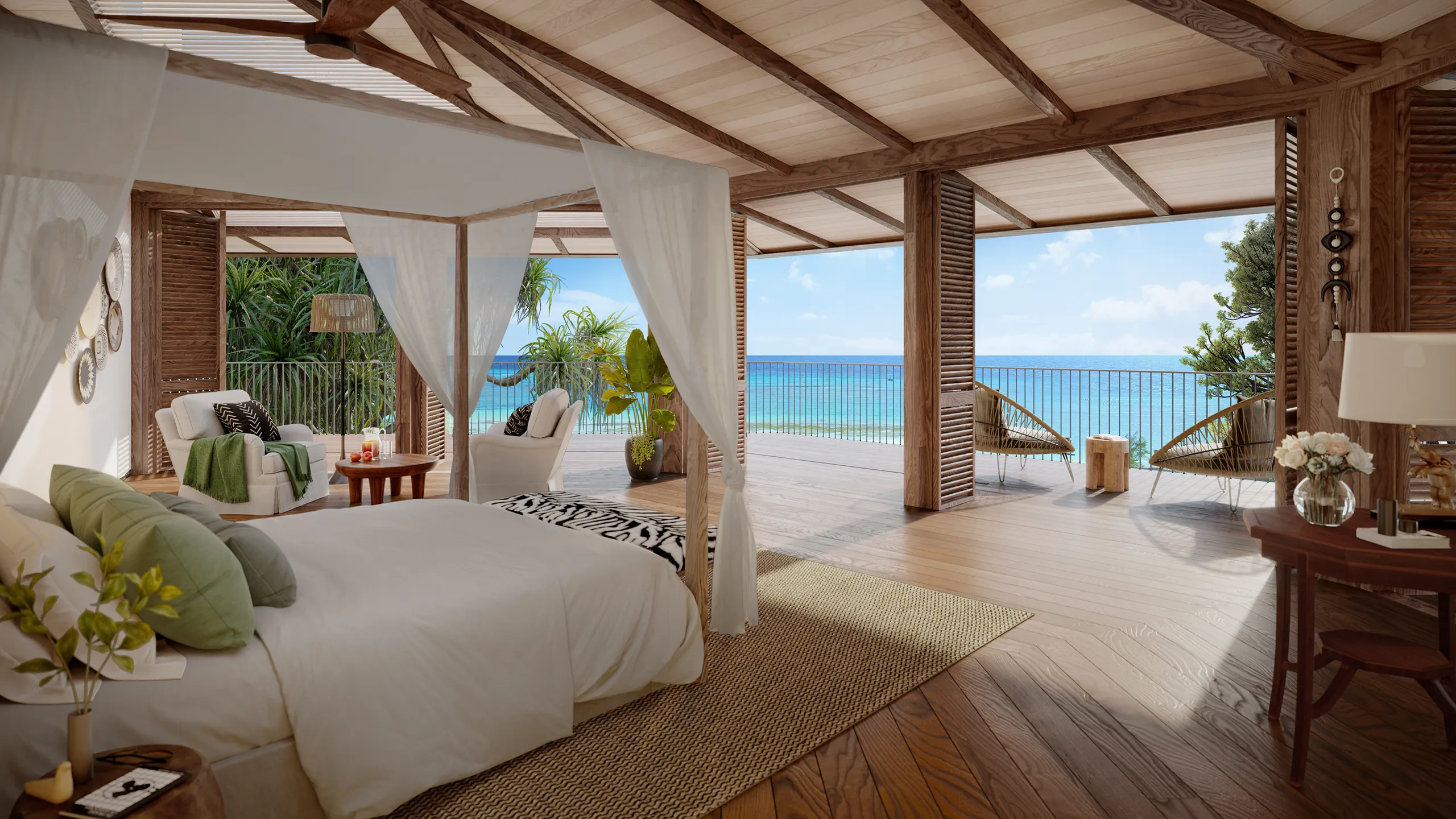 Masterplan Zanzibar Zanzibar Bedroom Photorealistic Visualization