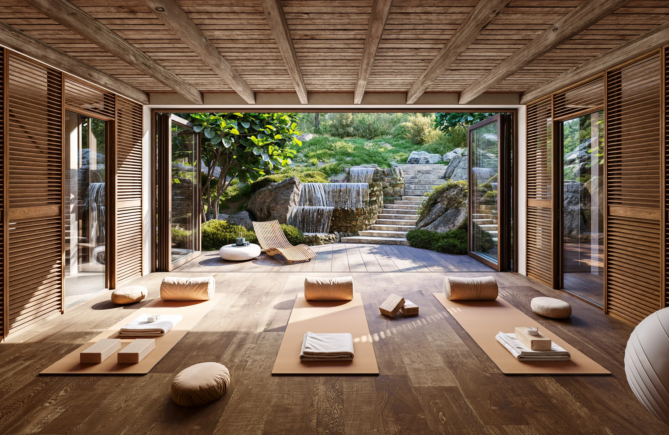 Finca Santa Gertrudis Ibiza  Render arquitectura