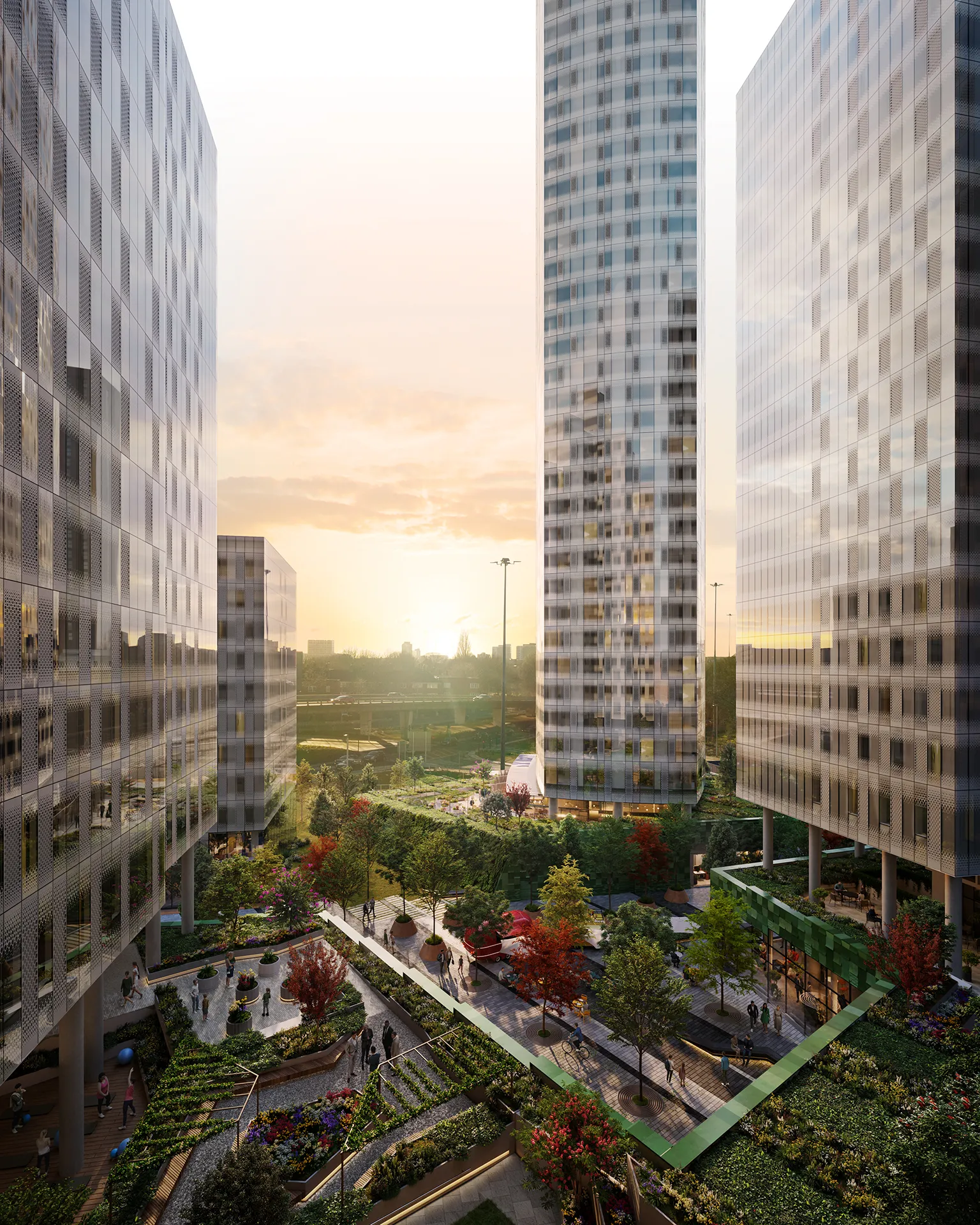 Students Residencial Manchester Uk Zonas comunes 3D Arquitectura