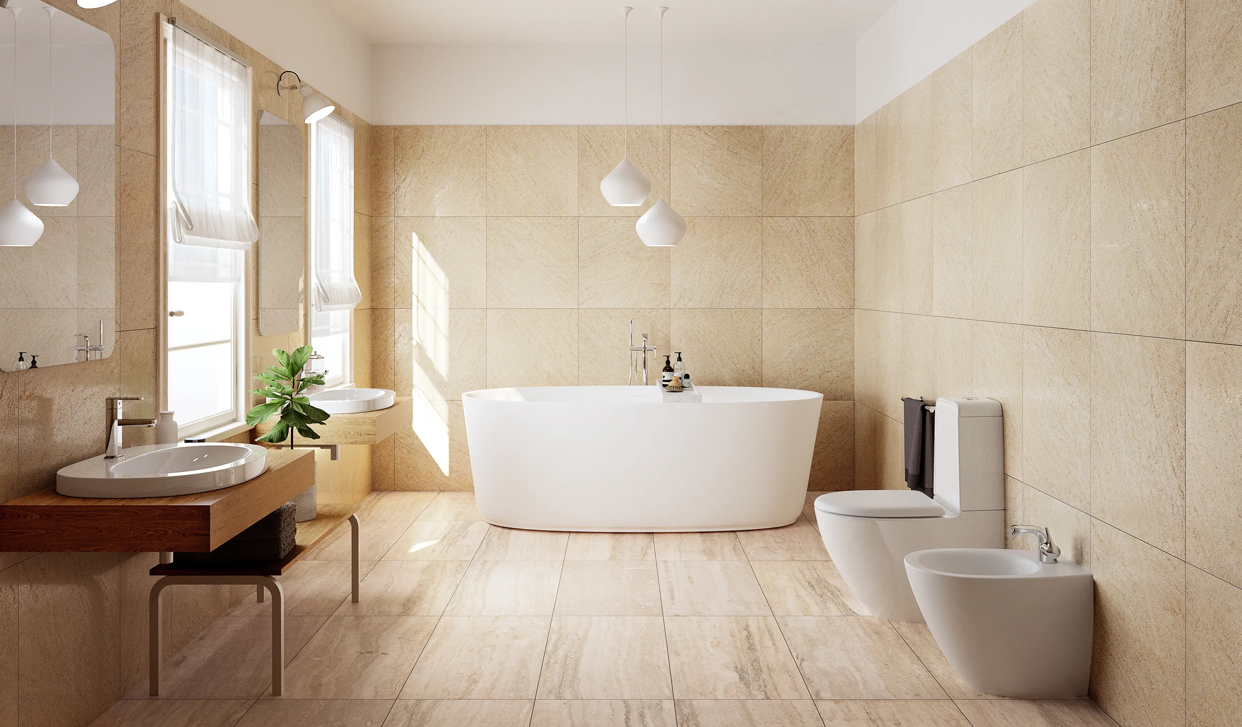 Royal Ceramic Sri Lanka Bathroom architectural renders