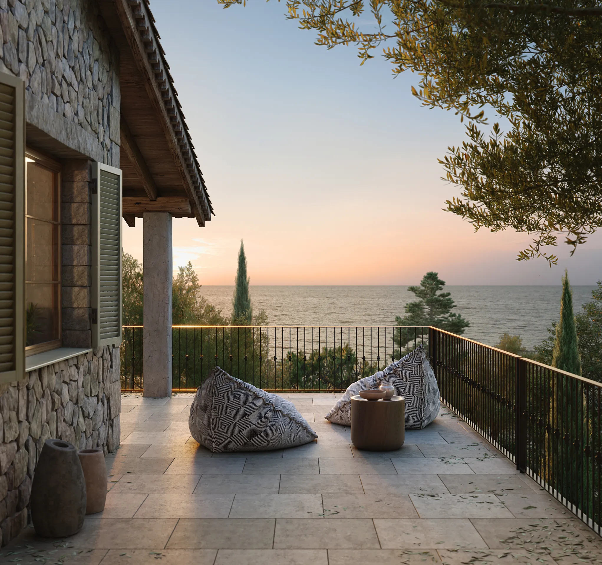 Villa Deia Mallorca terrace real estate virtual tour