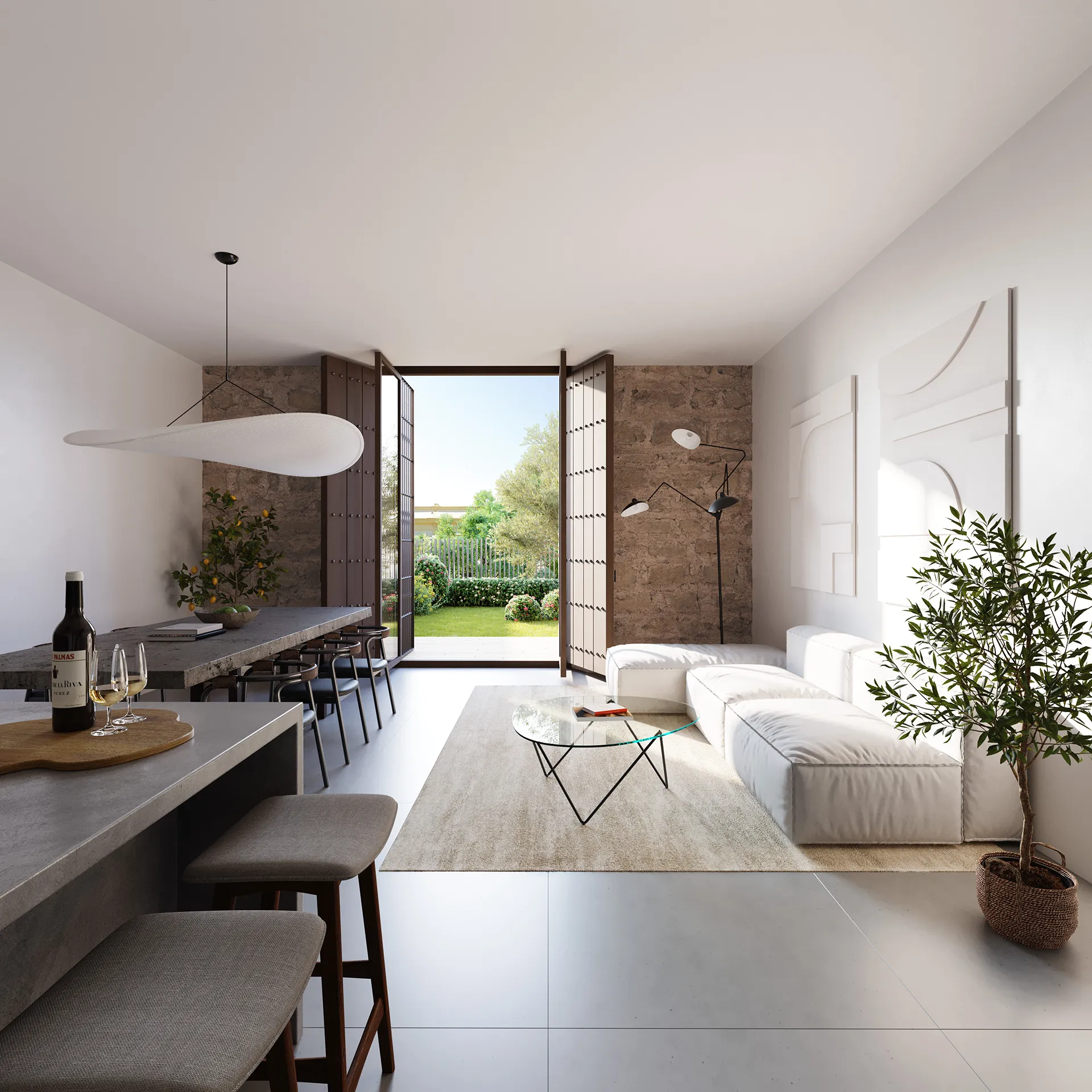 Viviendas Jerez De La Frontera Living Photorealistic Virtual Tour