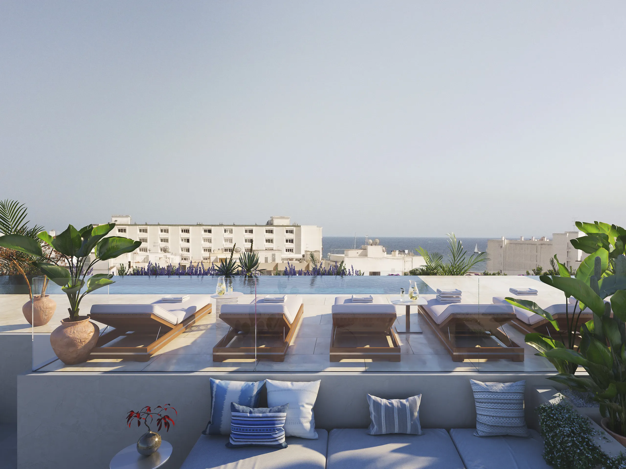 Sta Eulalia Sta Eulalia Ibiza Pool 3D Photorealism