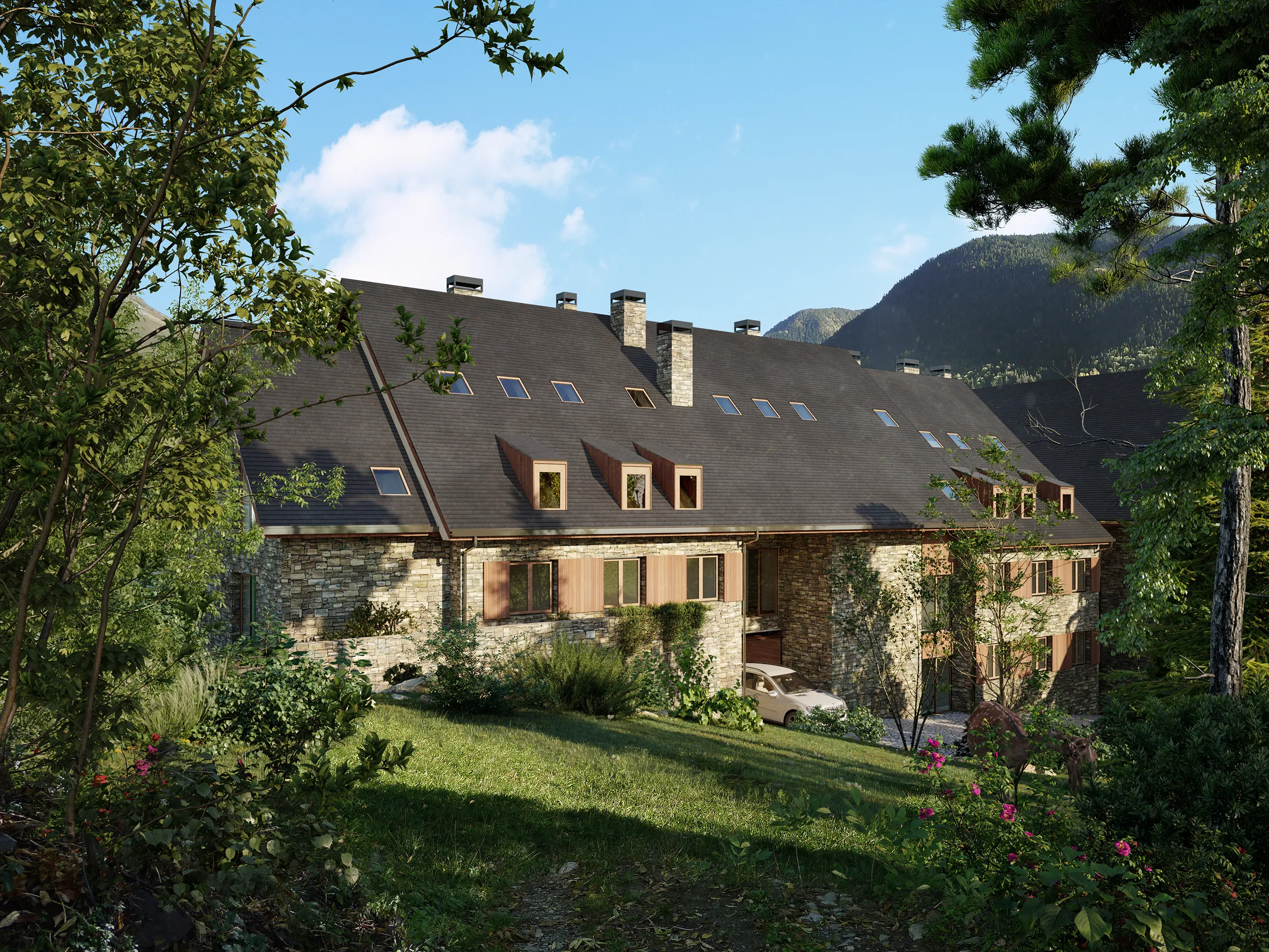 Borda Gessa Lerida Fassade eye level architectural cgi