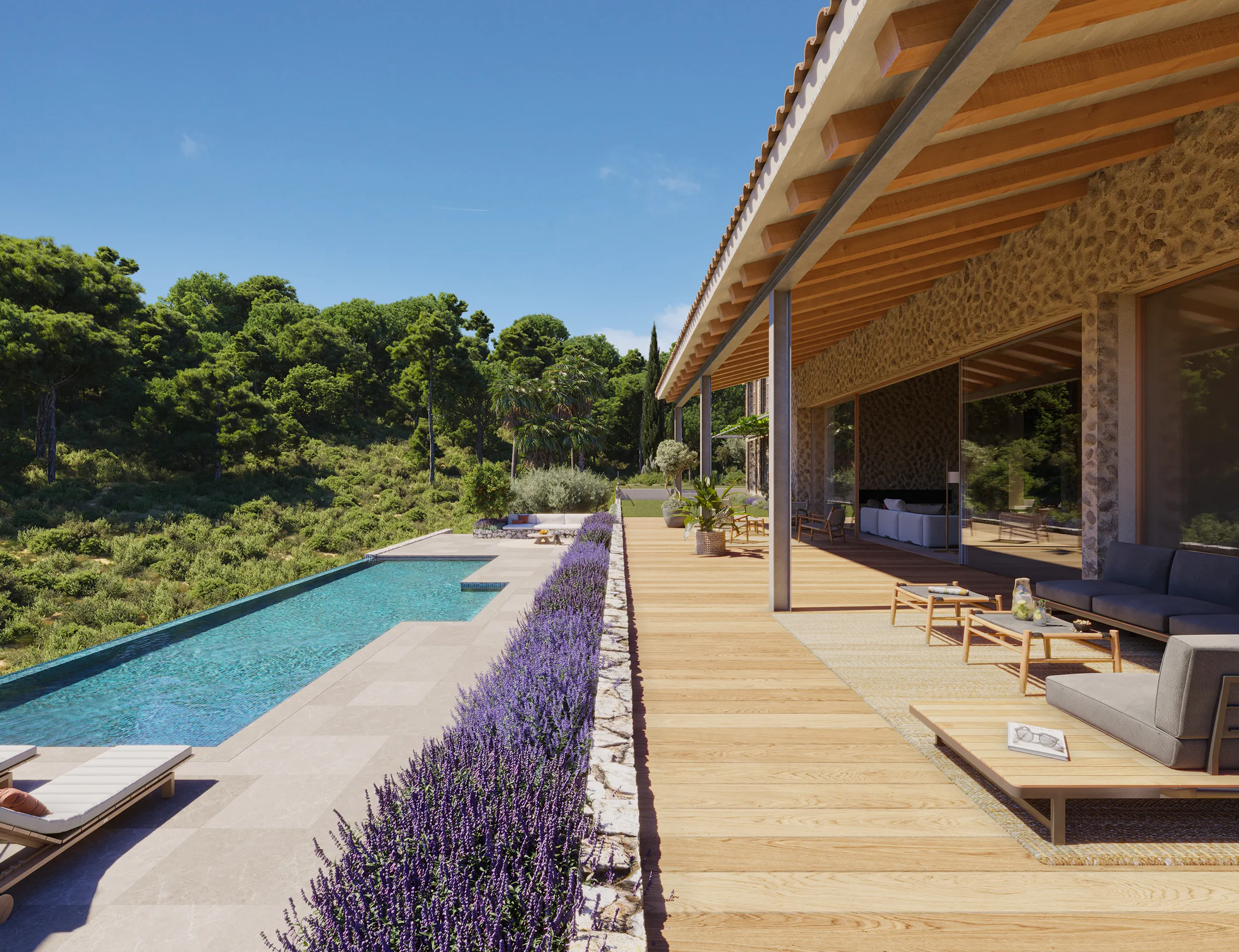 House Bunyola Mallorca Pool Real Estate Vr