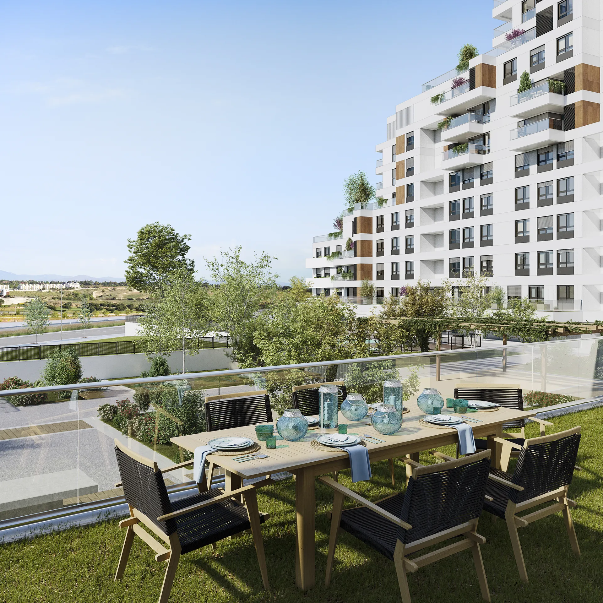 Viviendas Valdebebas Valdebebas Madrid terrace Property Branding Vr