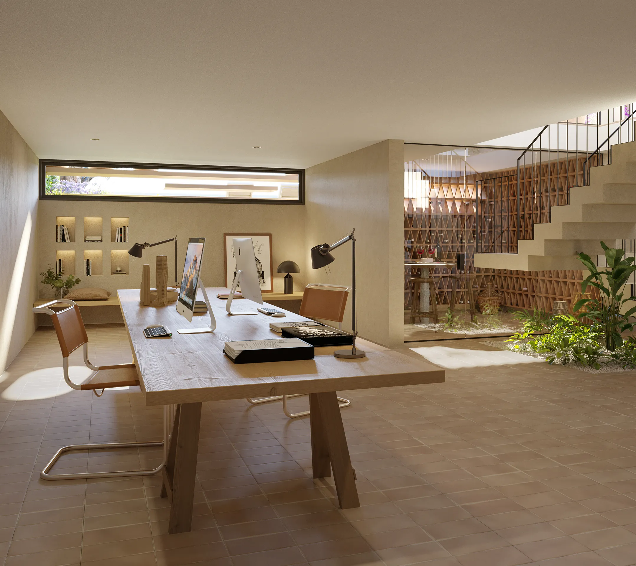 House Palma Mallorca Office Architectural 3D