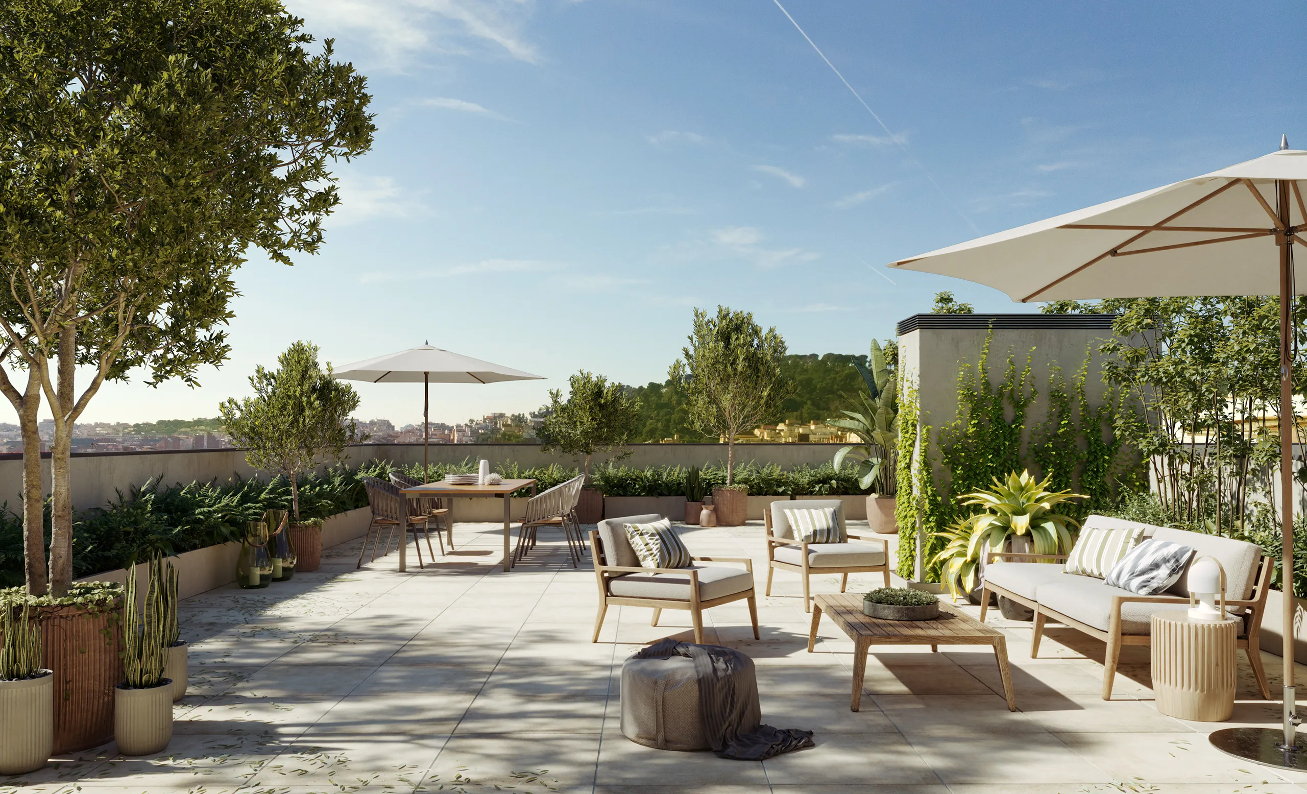 Mas Vidrier Piso Barcelona terrace Hyperrealistic Vr