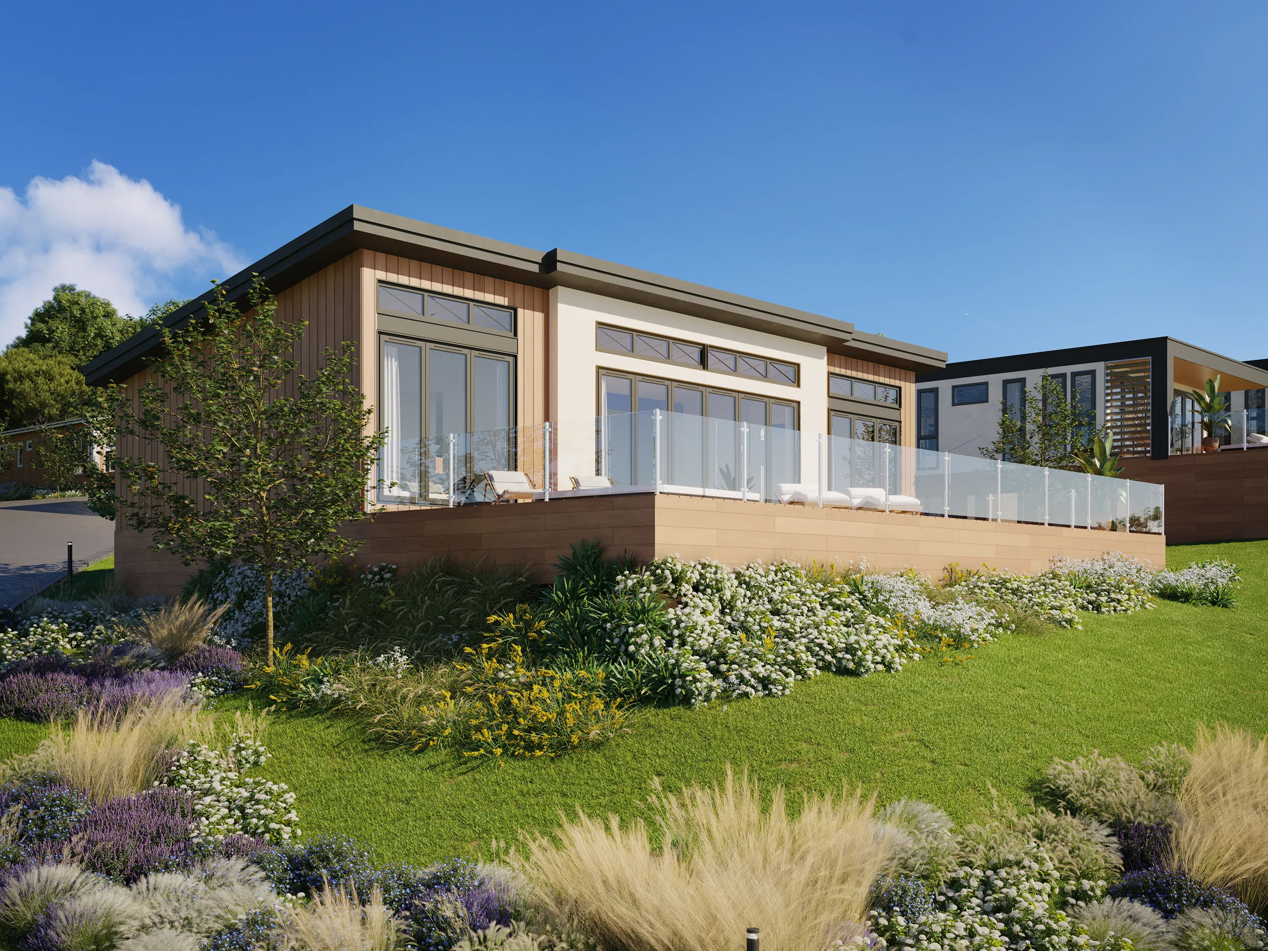 Lodge Dylan South Wales Uk Garden Photorealistic Vr