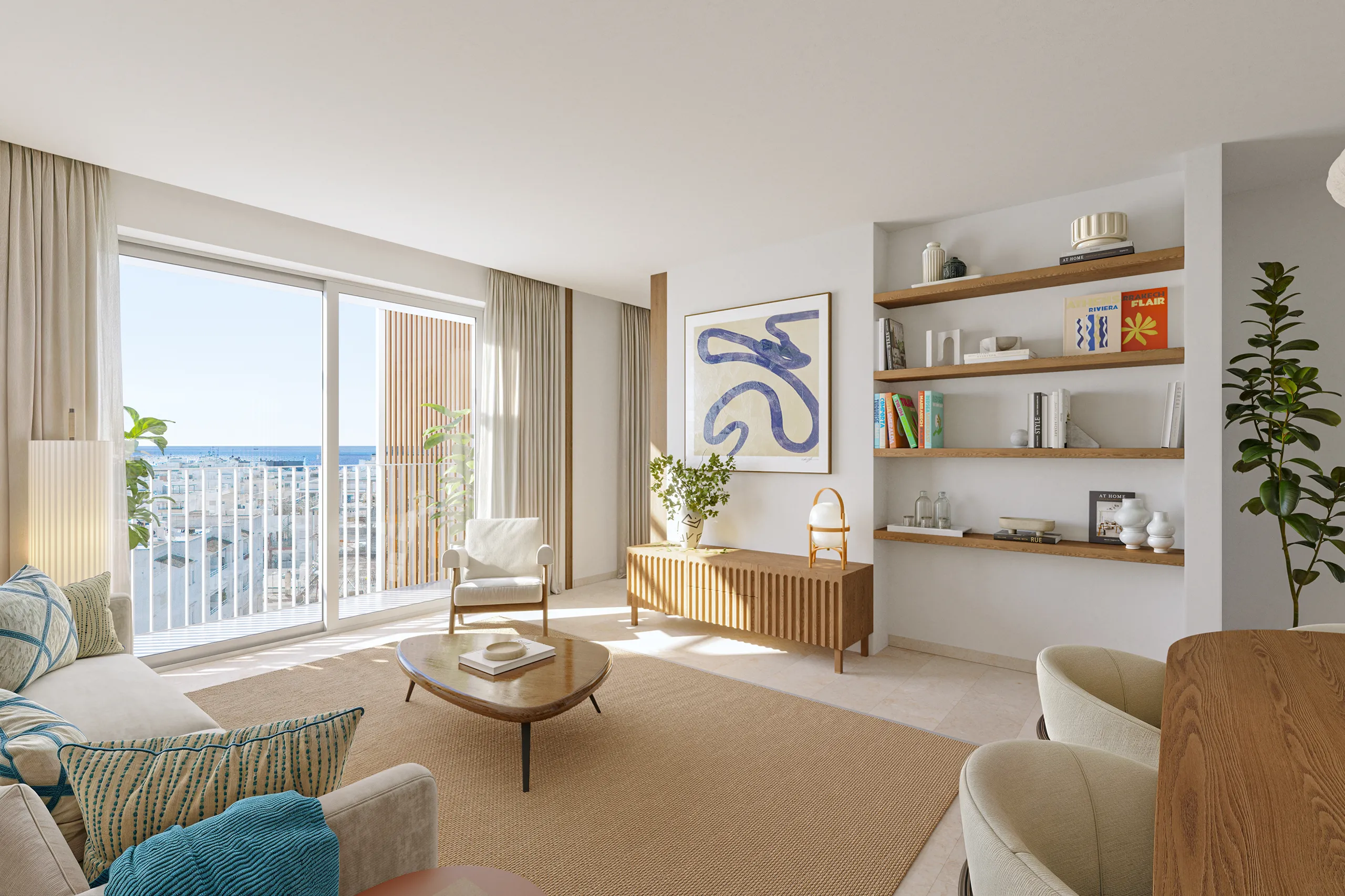 Eularia Apartments Santa Eulalia Ibiza Living Architectural Visualization