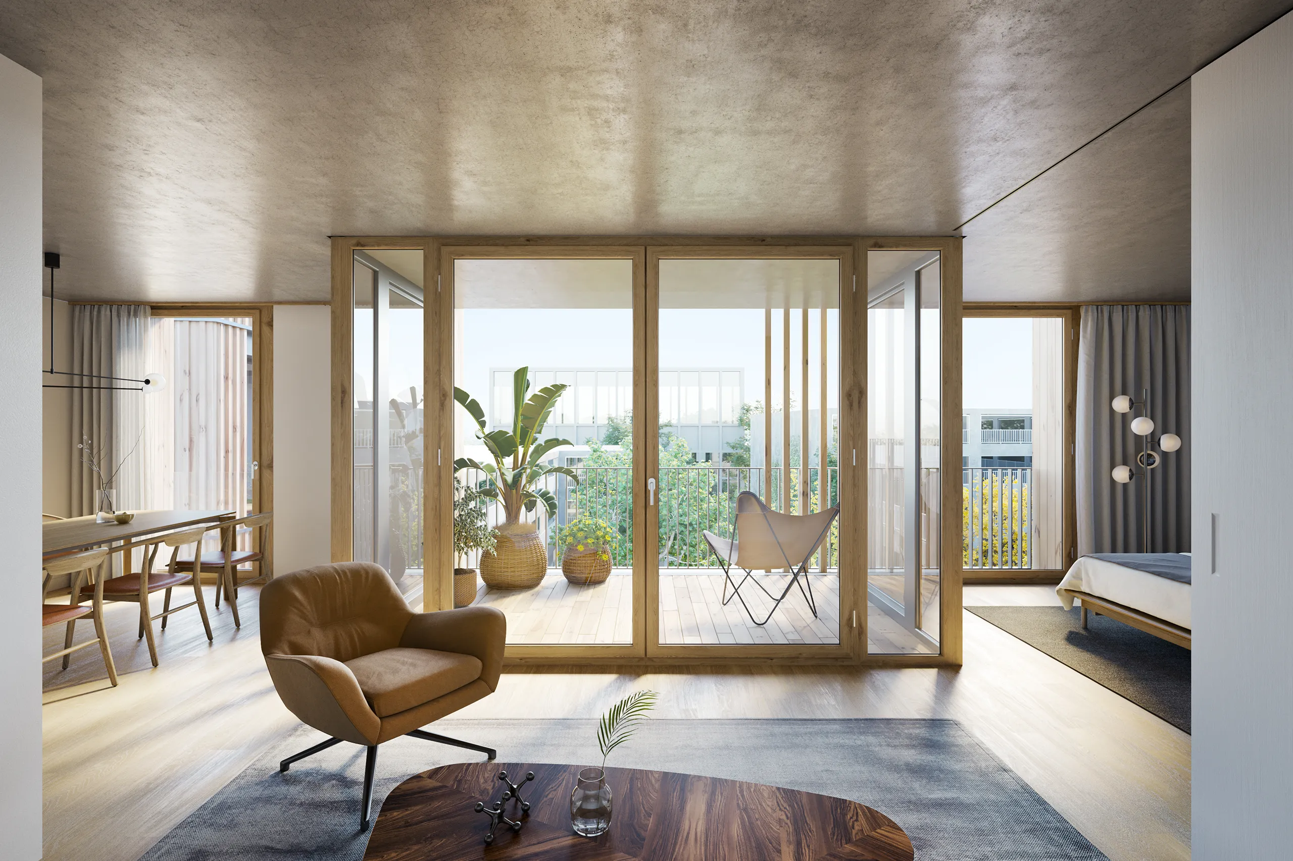 Residences Lausanne Switzerland Living Architectural Cgis