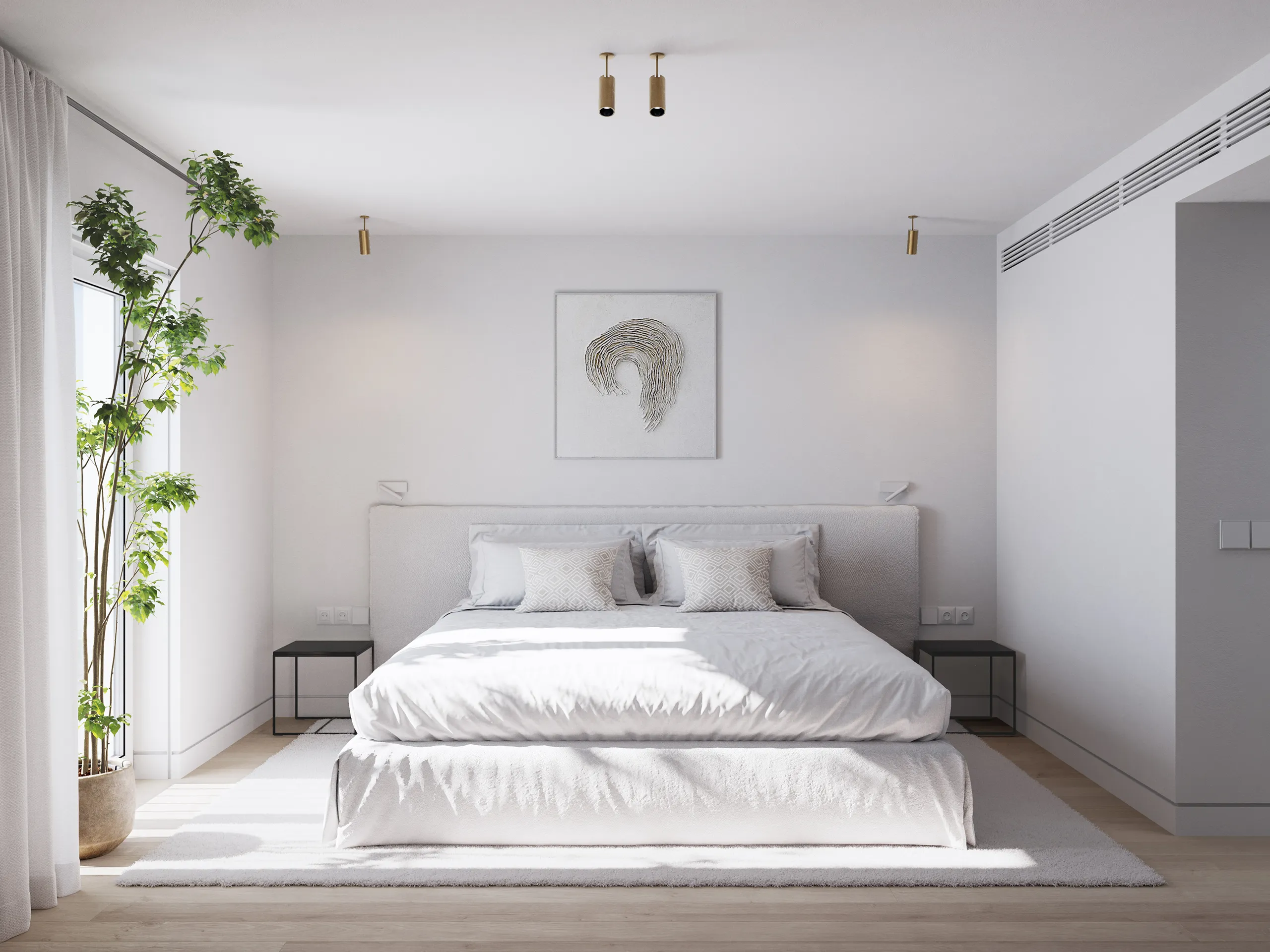 Apartment Lisboa Portugal Bedroom Real Estate 3D