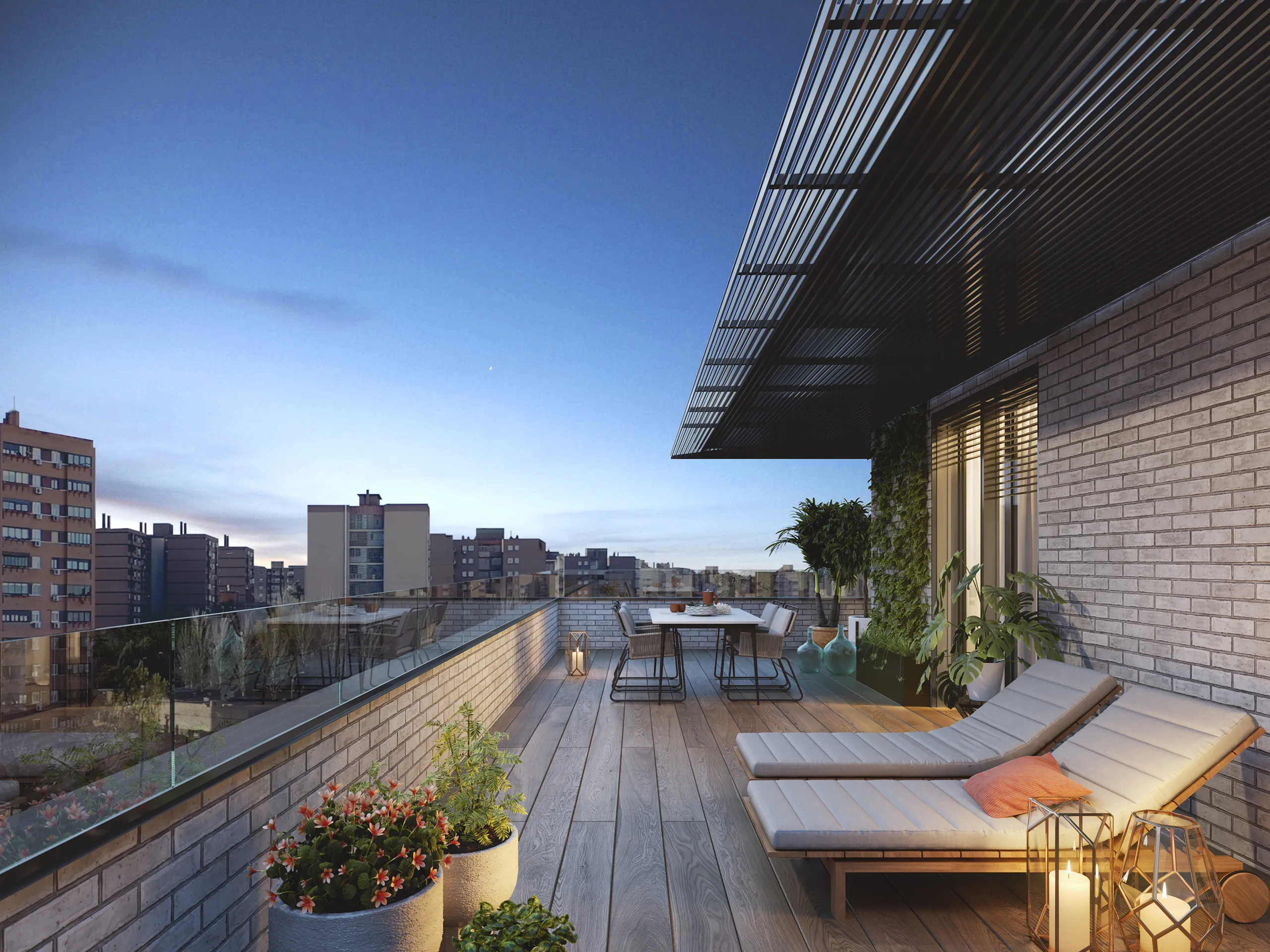 Viviendas Coslada Madrid terrace Architectural Virtual Tour