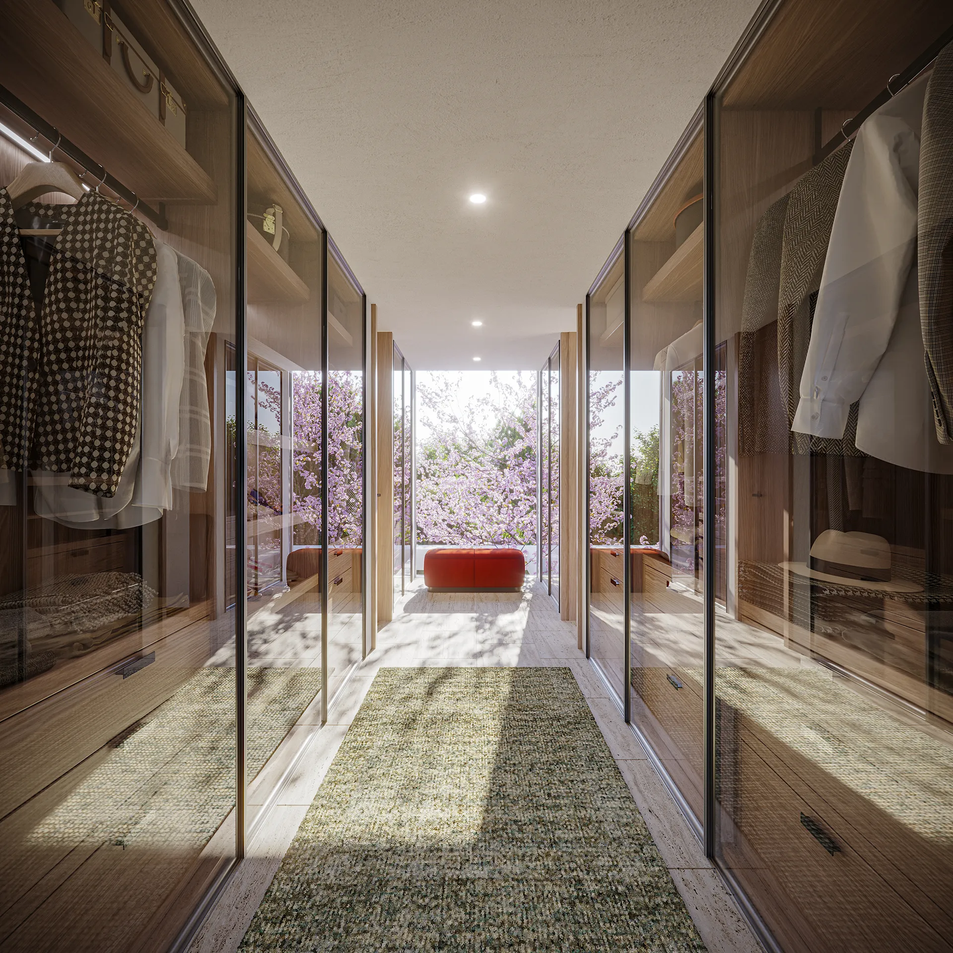 Villa Aravaca Madrid Walking Closet Photorealistics Visualisations