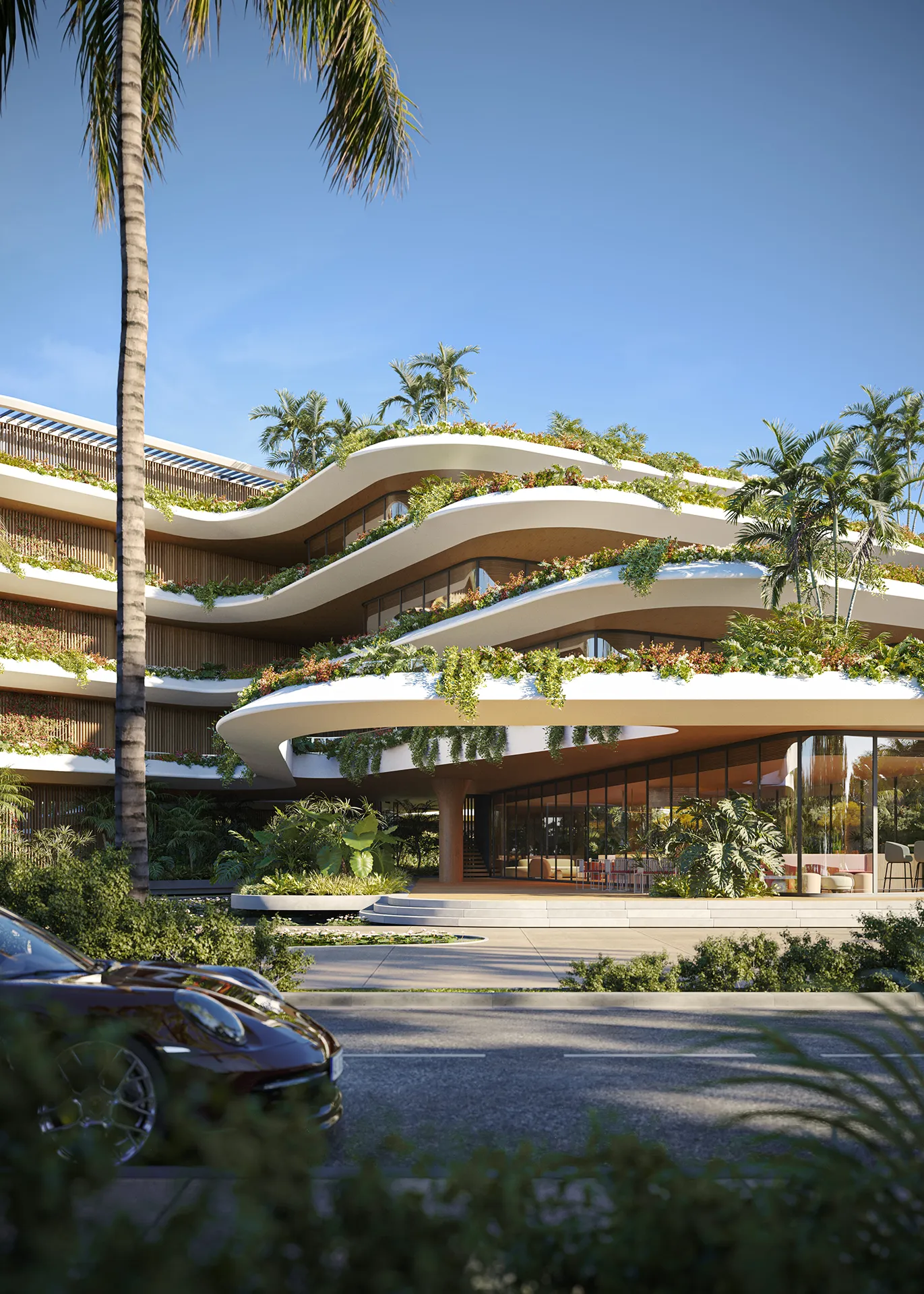 Apartment Punta Cana Dominican Republic terrace Property Branding 3D