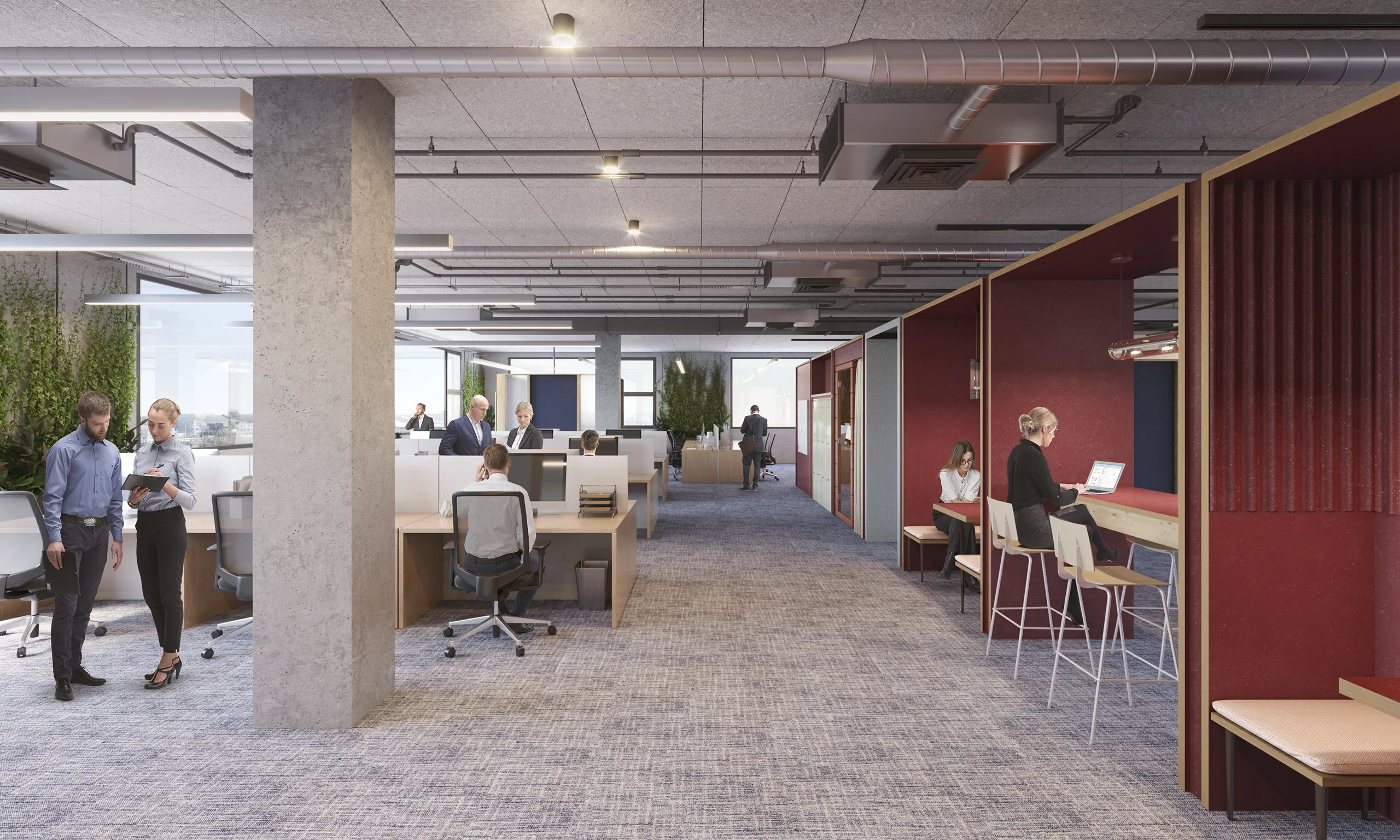 Atrium Park Offices Switzerland Office Architecture Vr