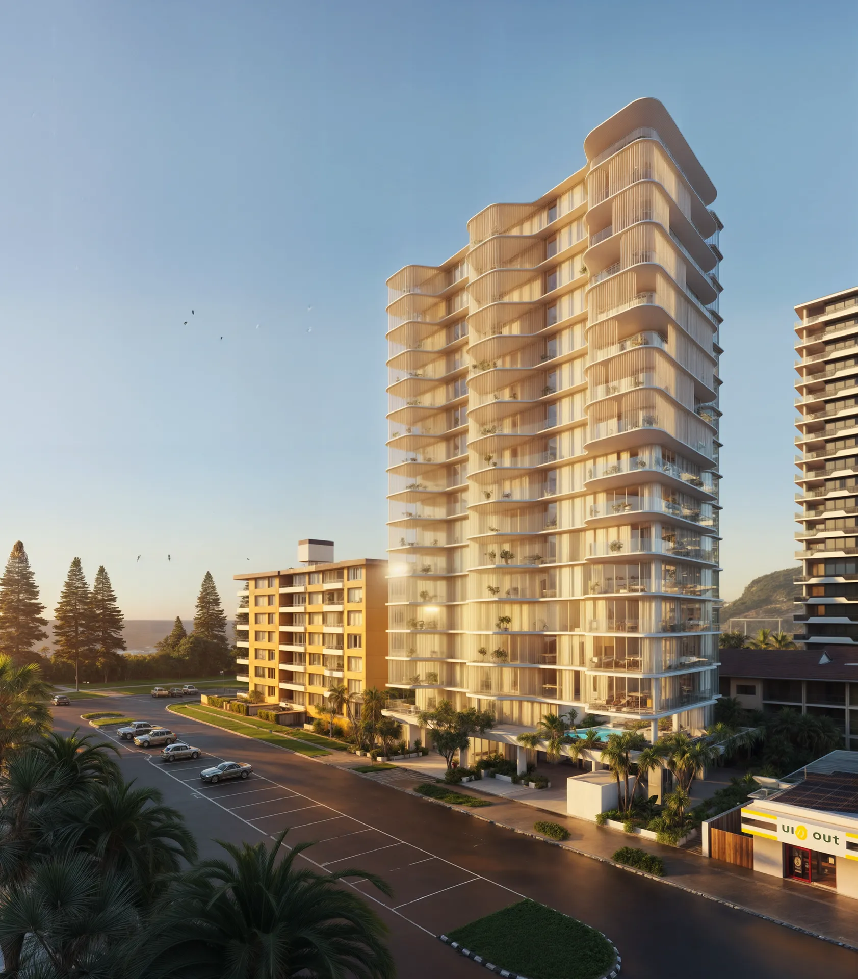 Housing Gold Coast Australia Fassade eye level Real Estate Virtual Tour