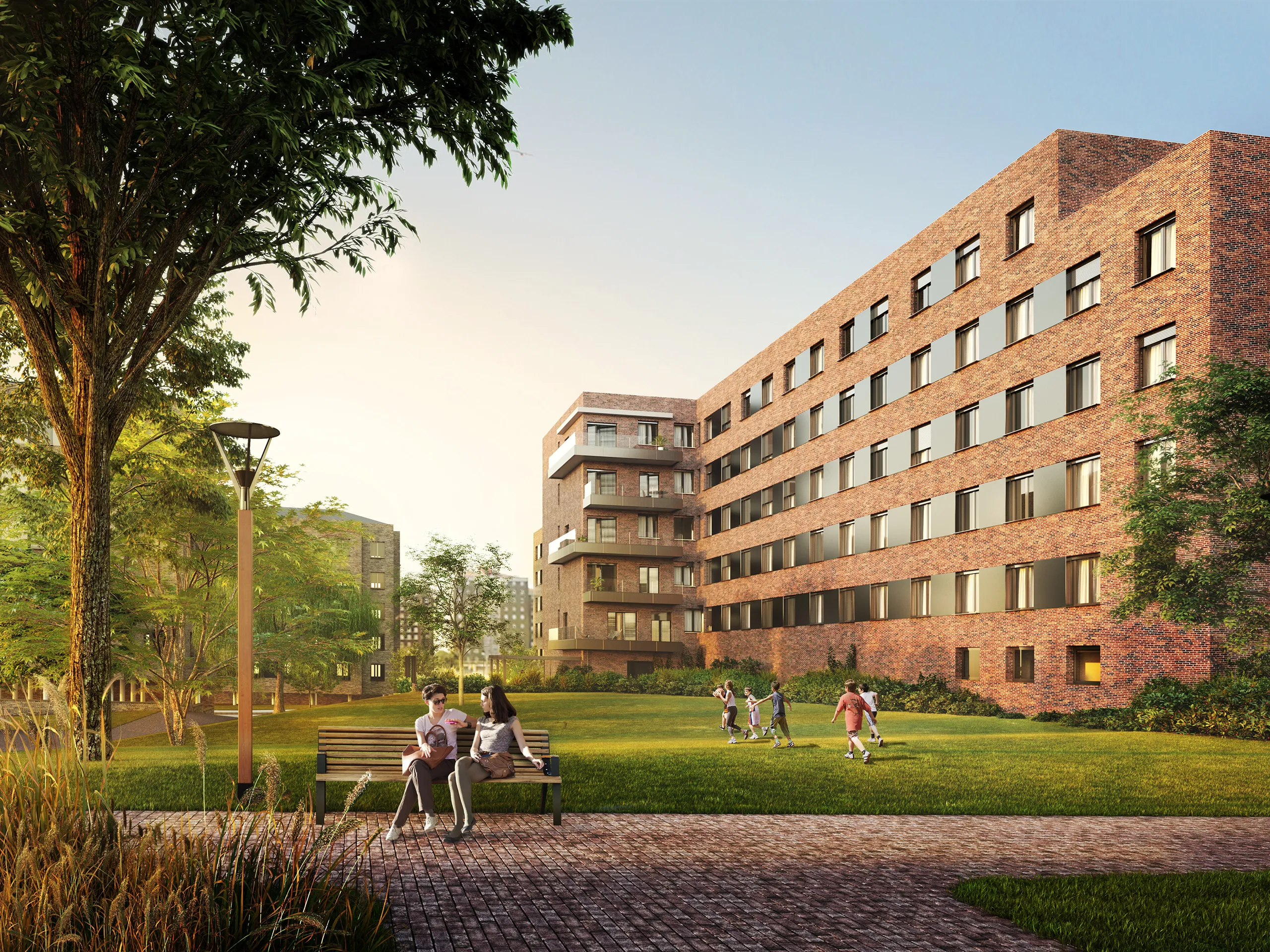 Viviendas Parque Rubin Gijon Garden Photorealistic Virtual Tour