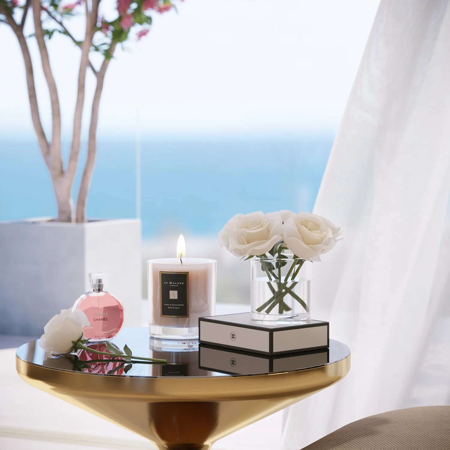 Benalus Residences Golden Mile Marbella Balcony Photorealistic Rendering