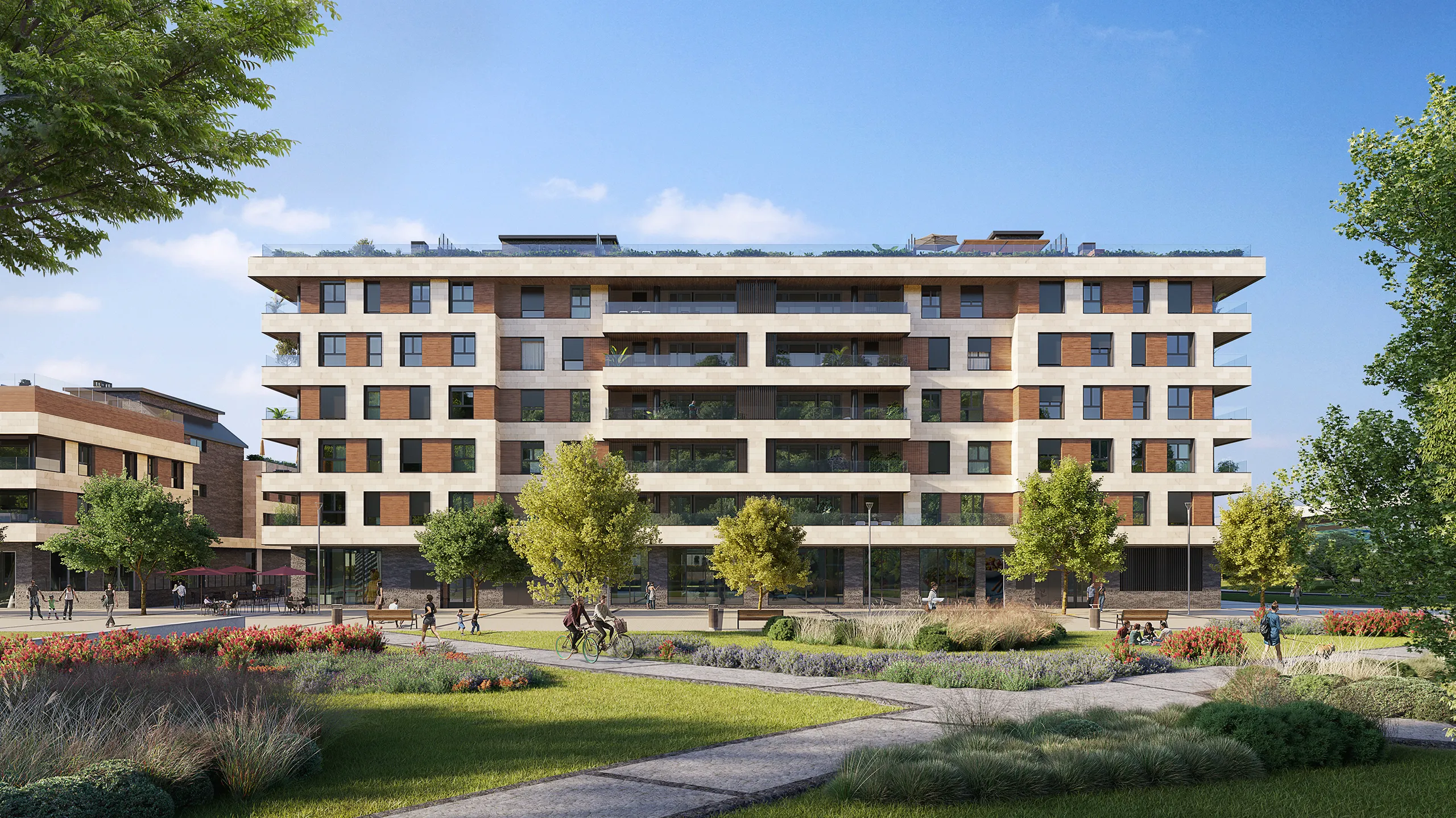 Piso San Sebastian San Sebastian Fassade eye level Architectural 3D