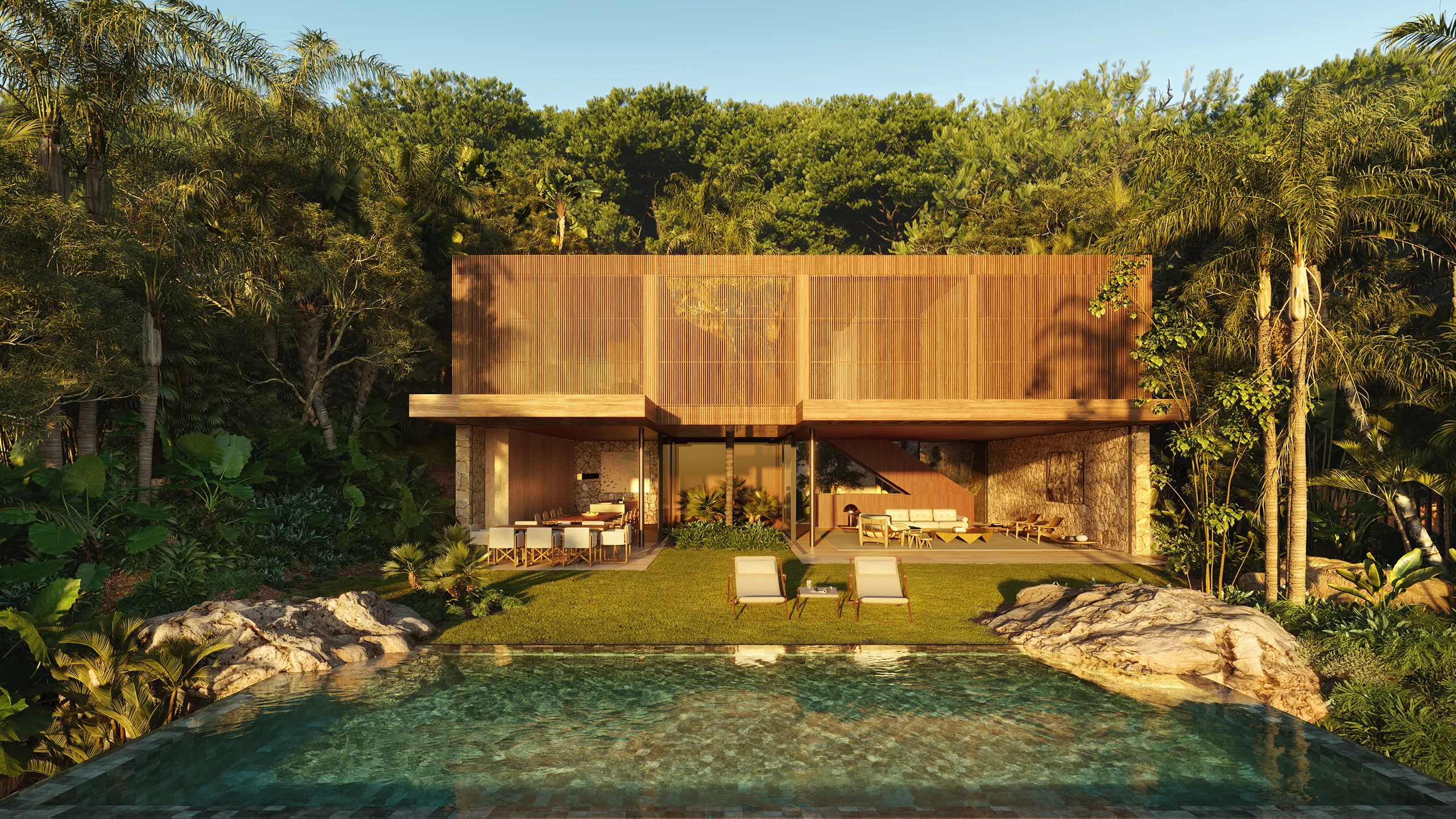 Villa Wabisabi Andratx Mallorca Pool Architectural Virtual Tours