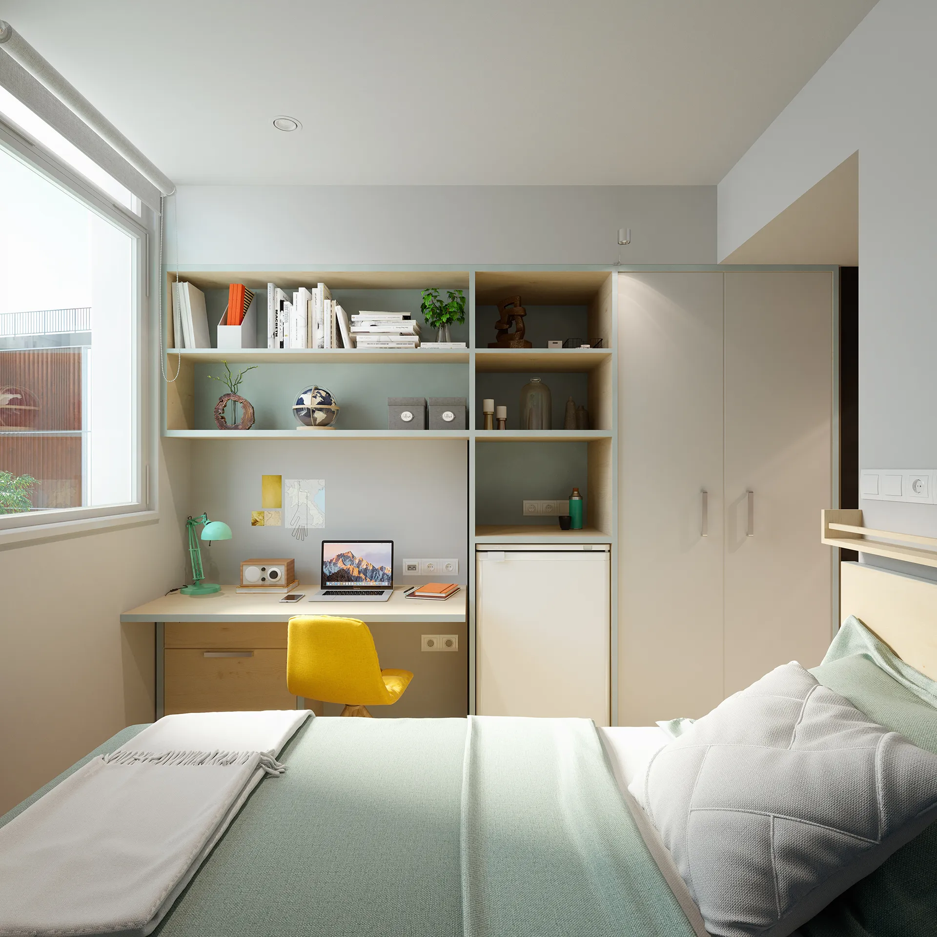 Habana Madrid Madrid Dormitorio visualizacion arquitectonica