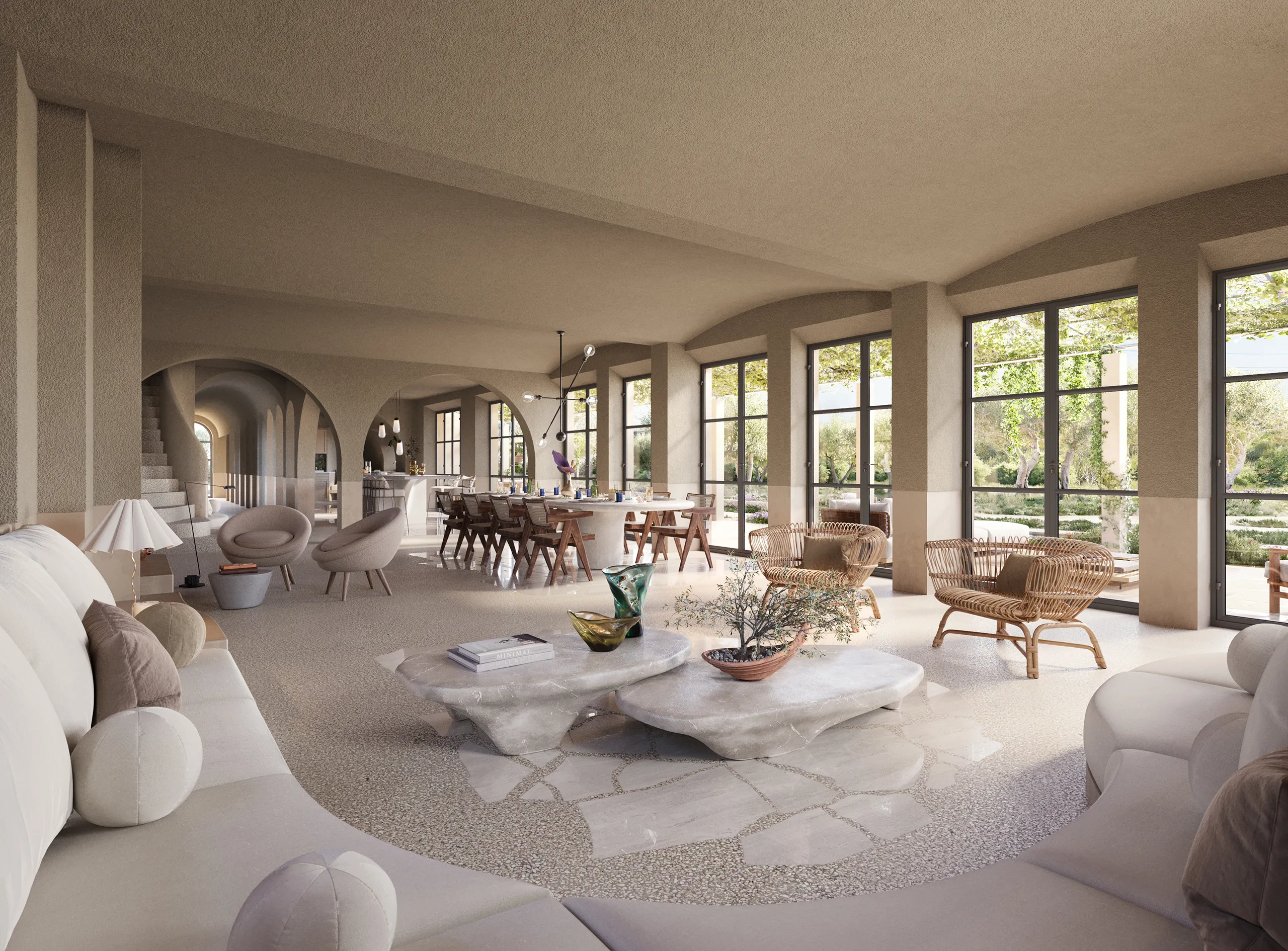 casa Sta Maria Mallorca Comedor Branding Inmobiliario